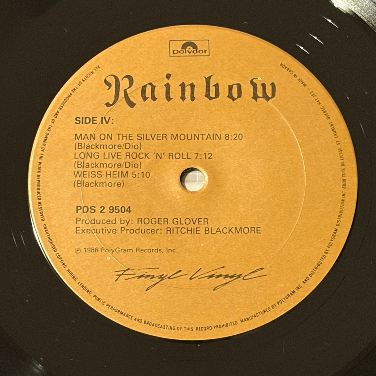RAINBOW - FINYL VINYL