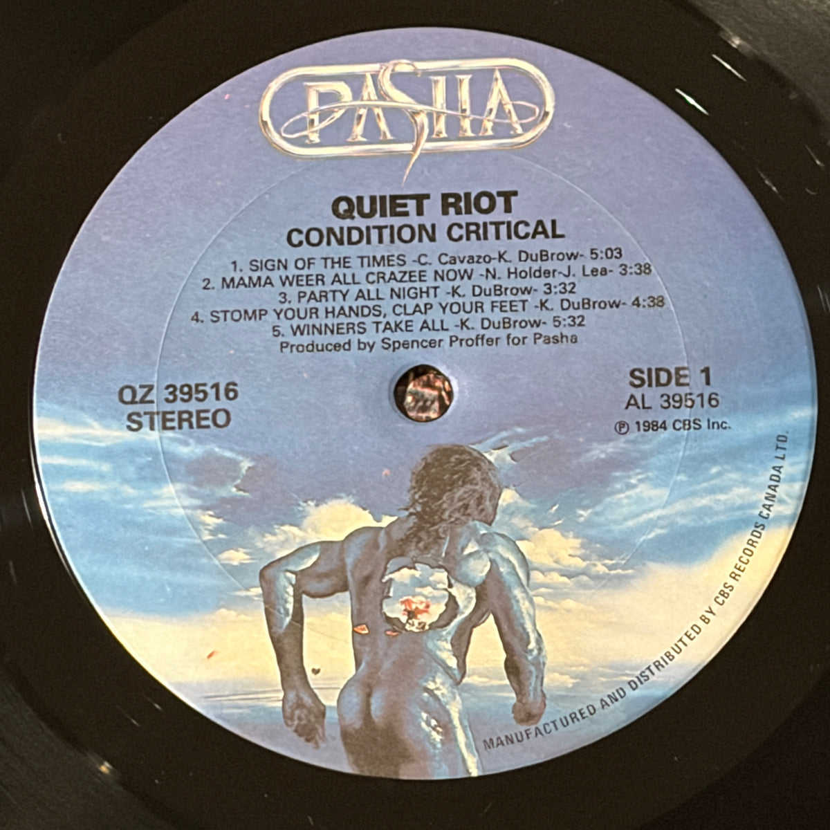 QUIET RIOT - CONDITION CRITICAL