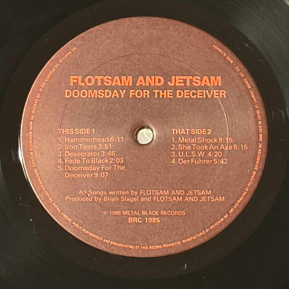 FLOTSAM AND JETSAM - DOOMSDAY FOR THE DECEIVER