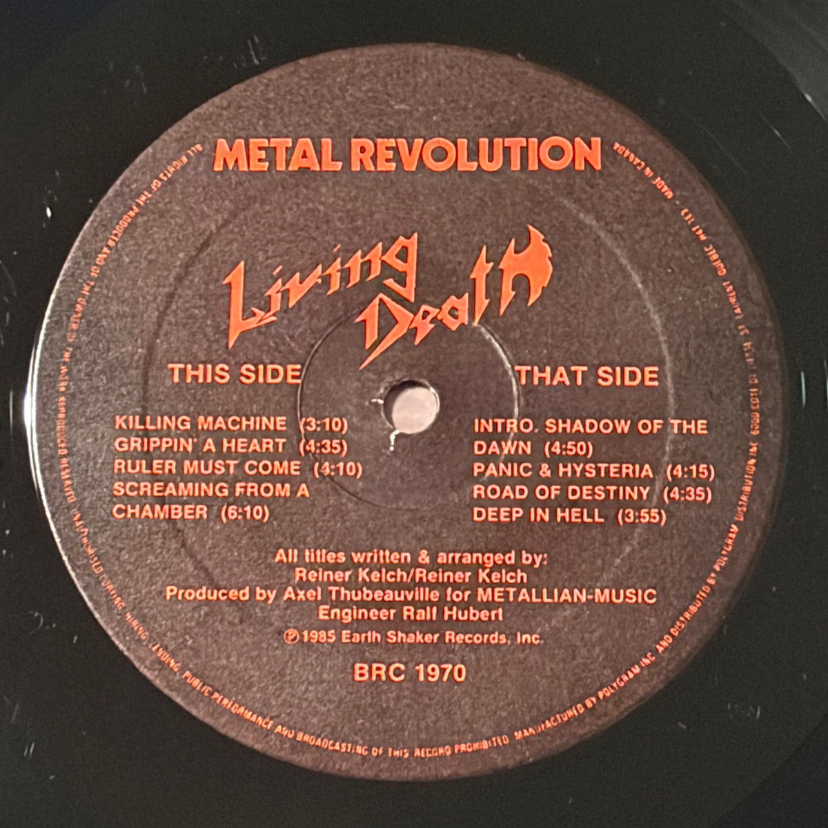 LIVING DEATH - METAL REVOLUTION