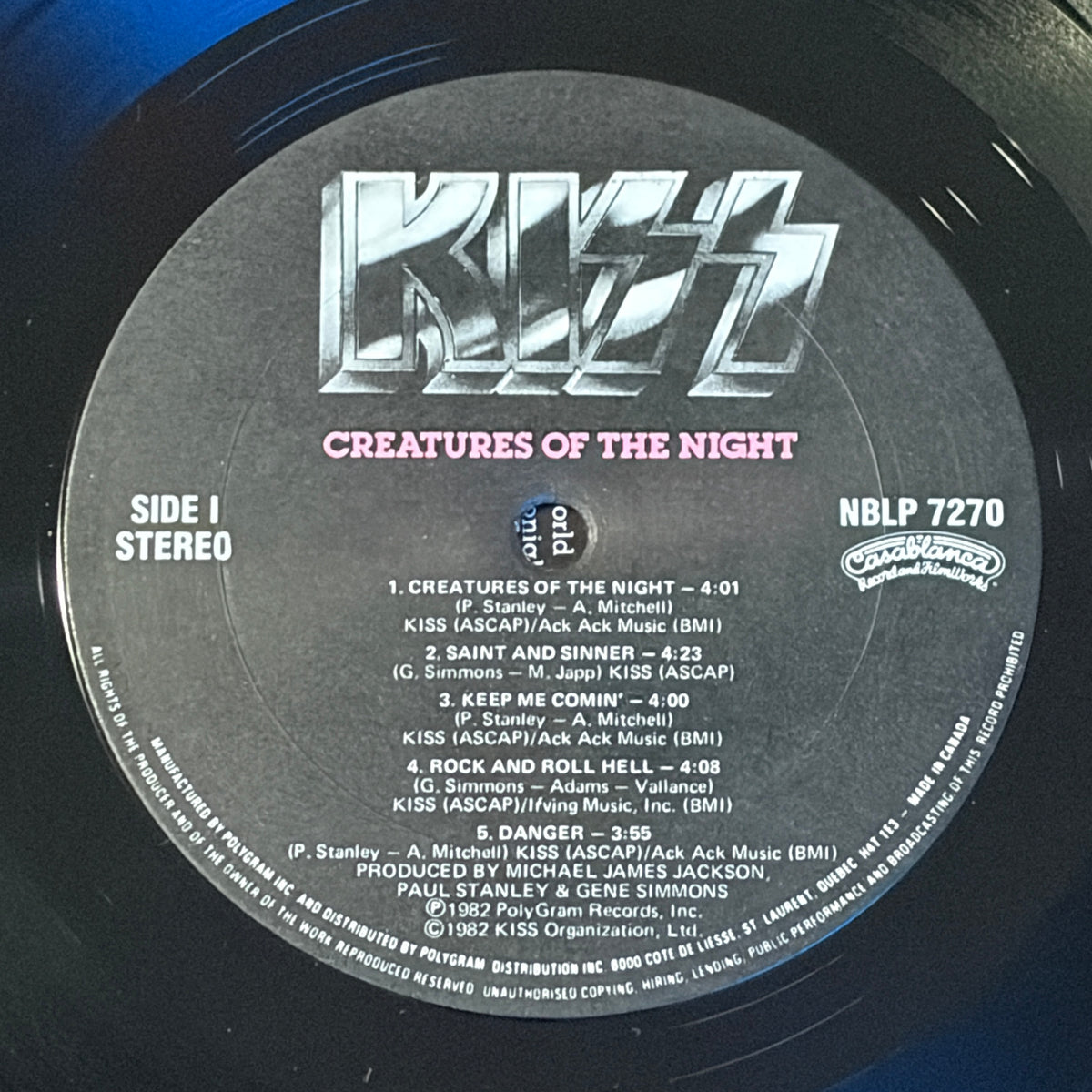 KISS - CREATURES OF THE NIGHT