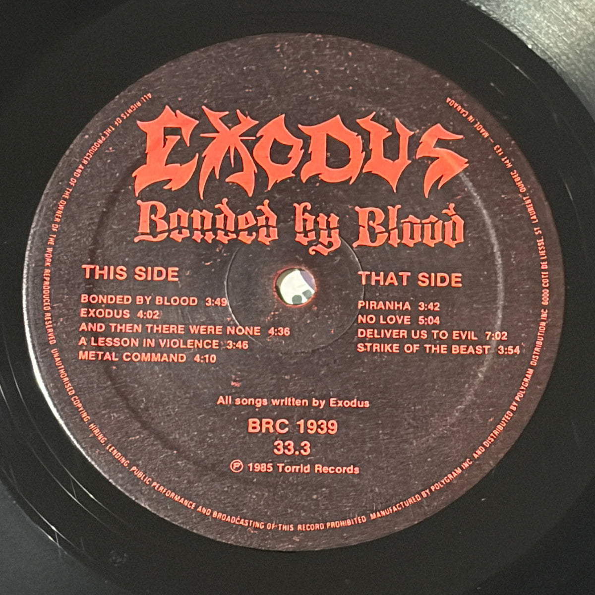 EXODUS - BONDED BY BLOOD