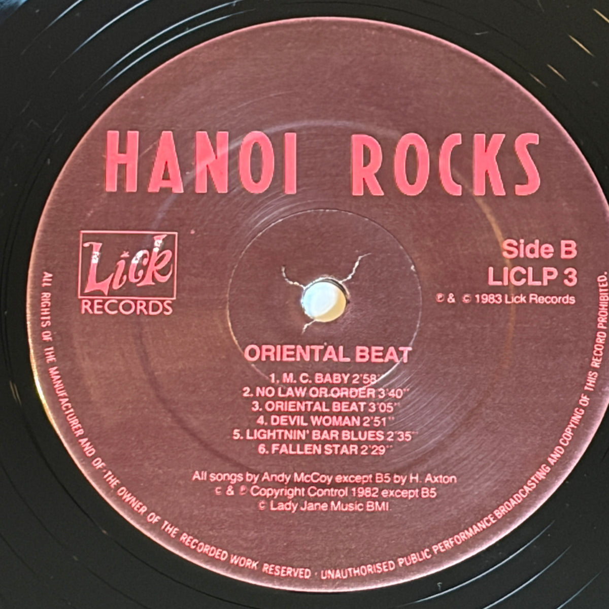 HANOI ROCKS - ORIENTAL BEAT