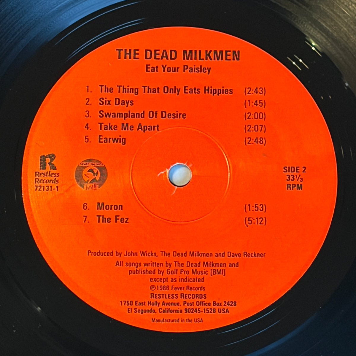 DEAD MILKMEN, THE - EAT YOUR PAISLEY