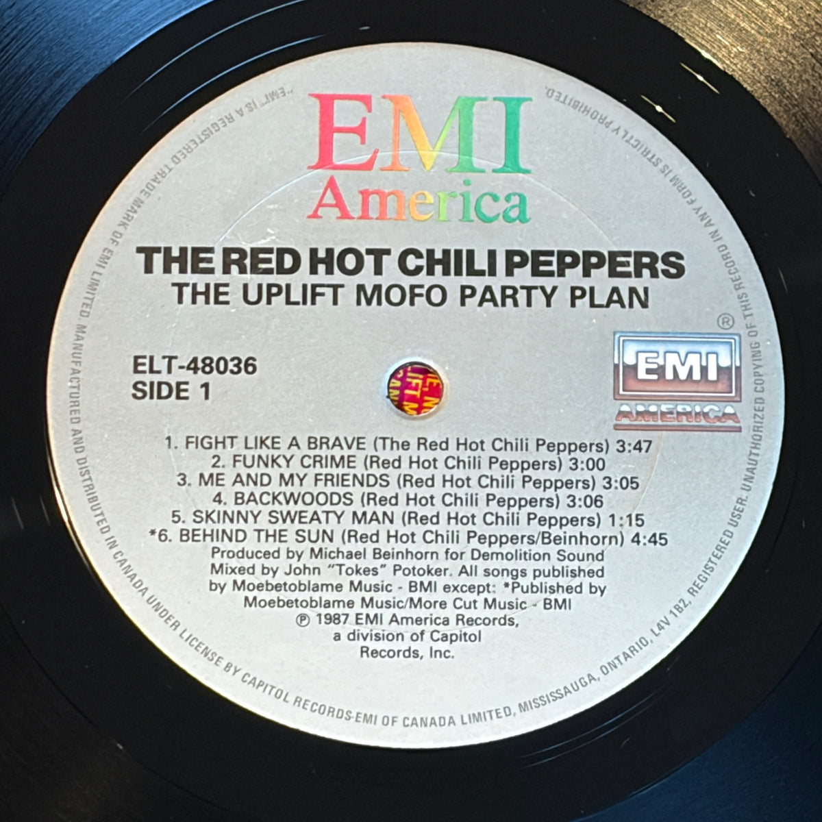 RED HOT CHILI PEPPERS - THE UPLIFT MOFO PARTY PLAN