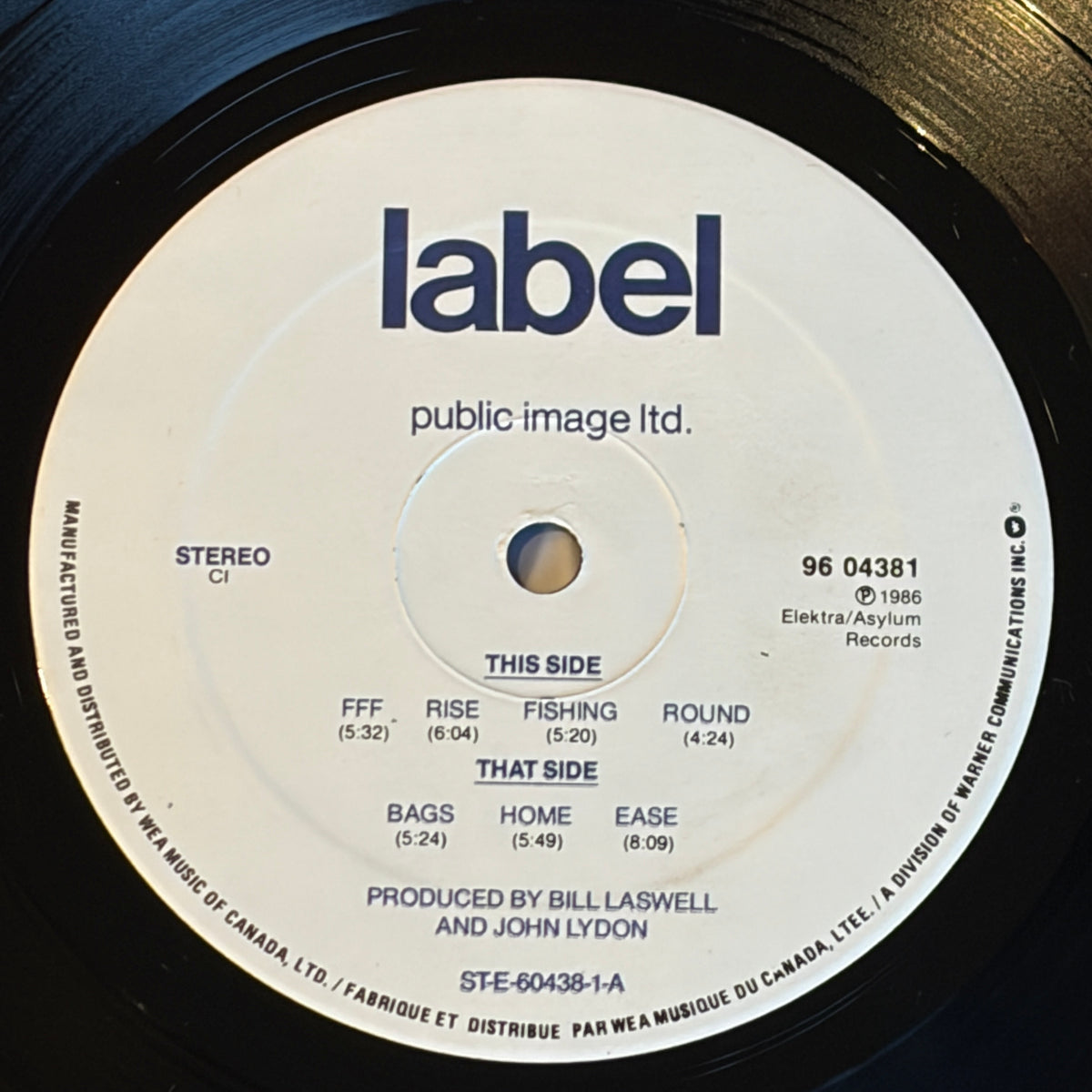 PUBLIC IMAGE LTD. - ALBUM