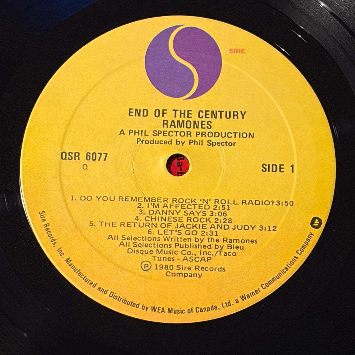 RAMONES - END OF THE CENTURY