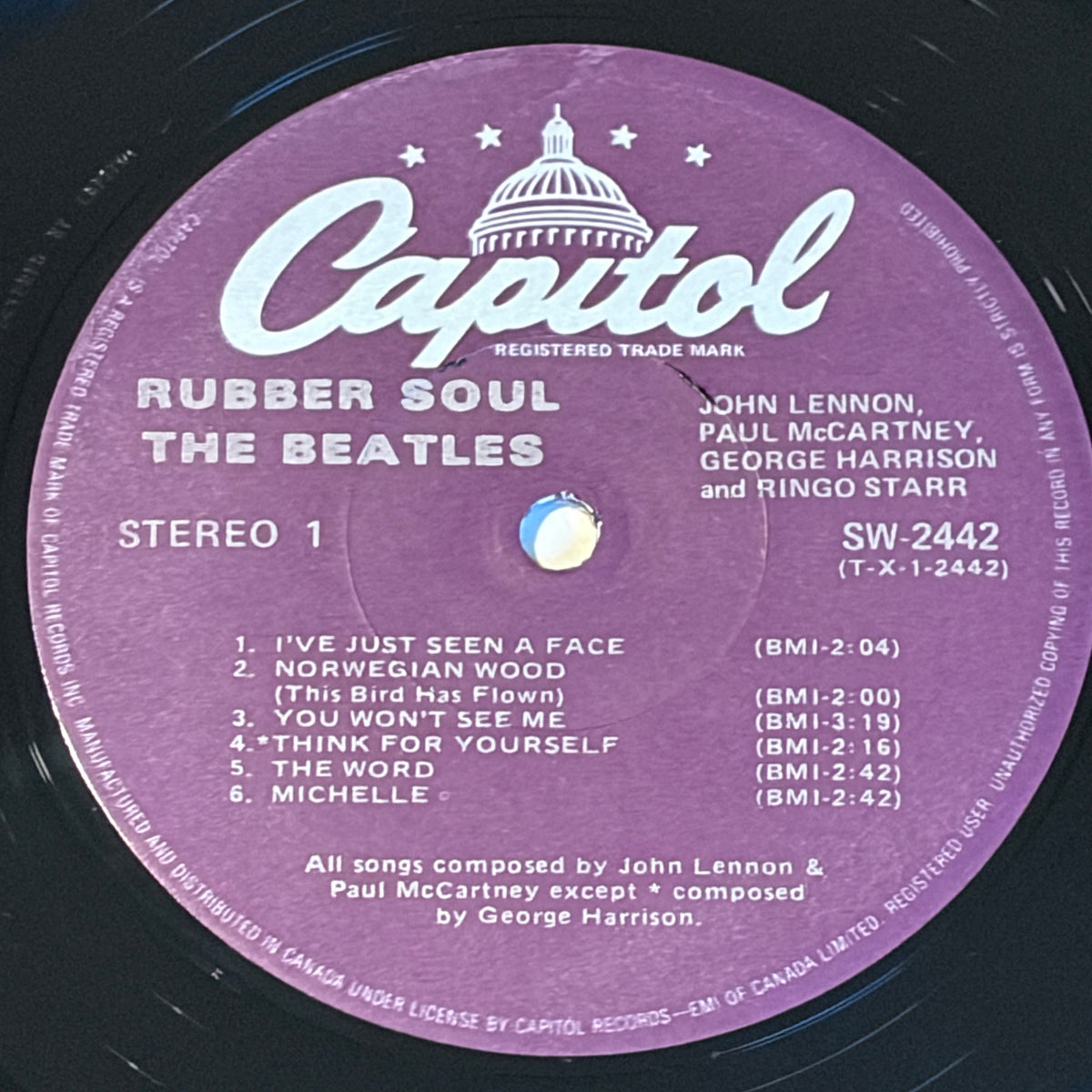 BEATLES, THE - RUBBER SOUL