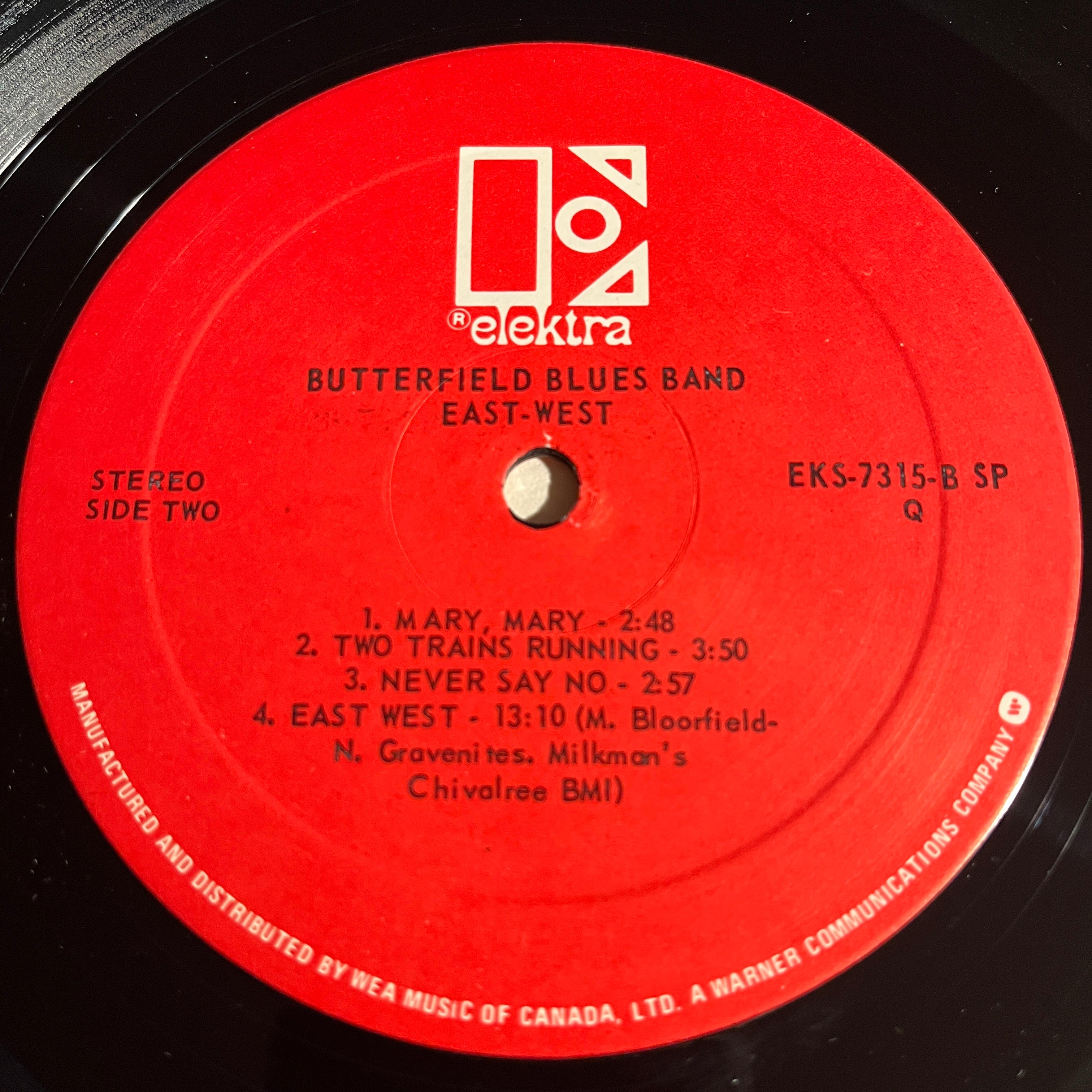 BUTTERFIELD BLUES BAND - EAST-WEST