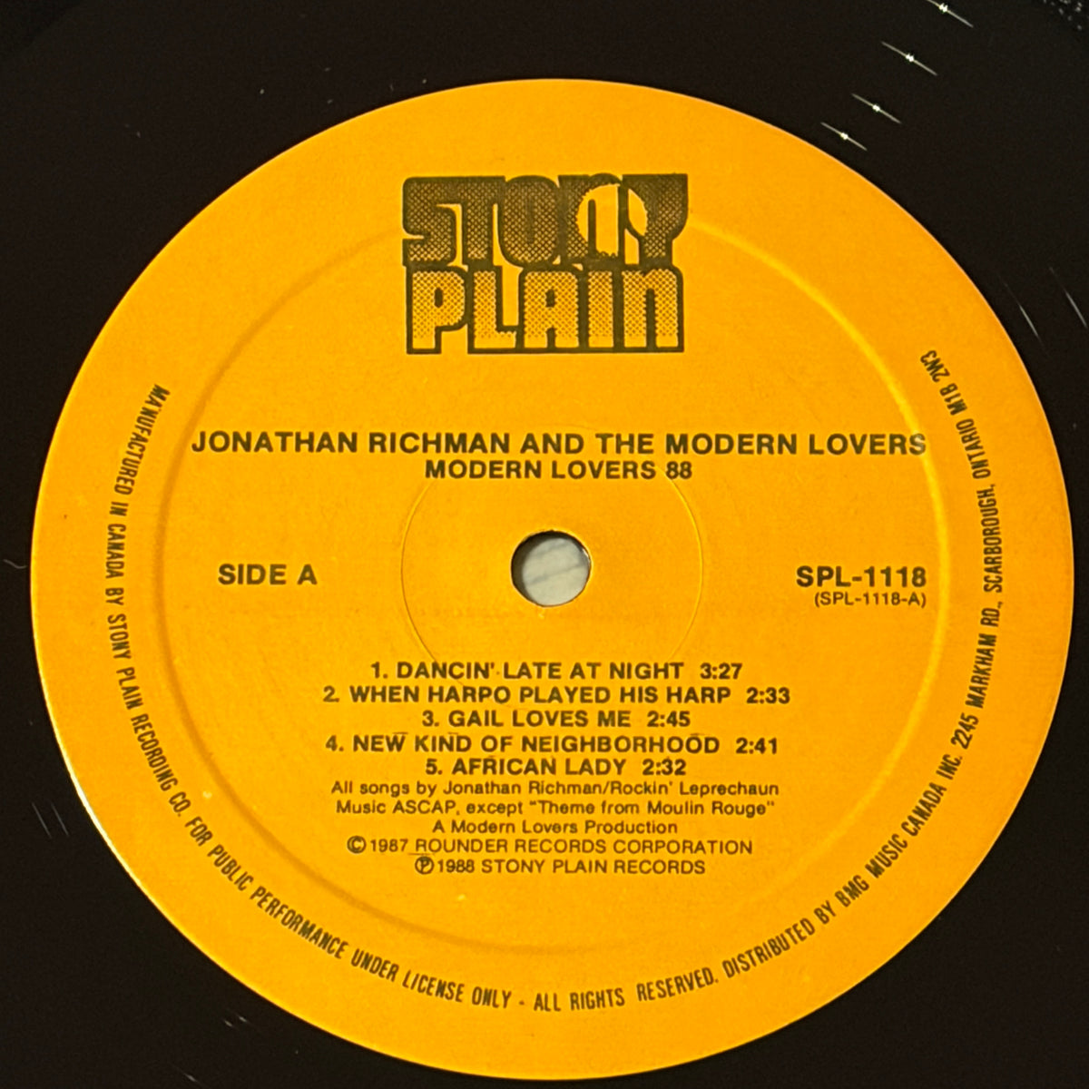 RICHMAN, JONATHAN & THE MODERN LOVERS - MODERN LOVERS 88