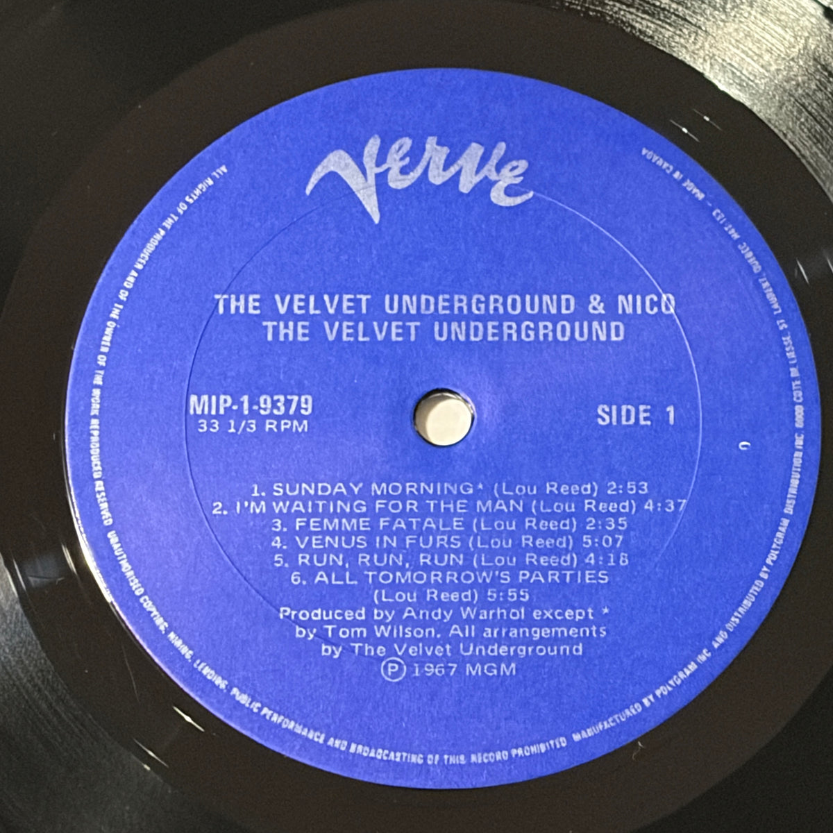 VELVET UNDERGROUND & NICO, THE - THE VELVET UNDERGROUND & NICO