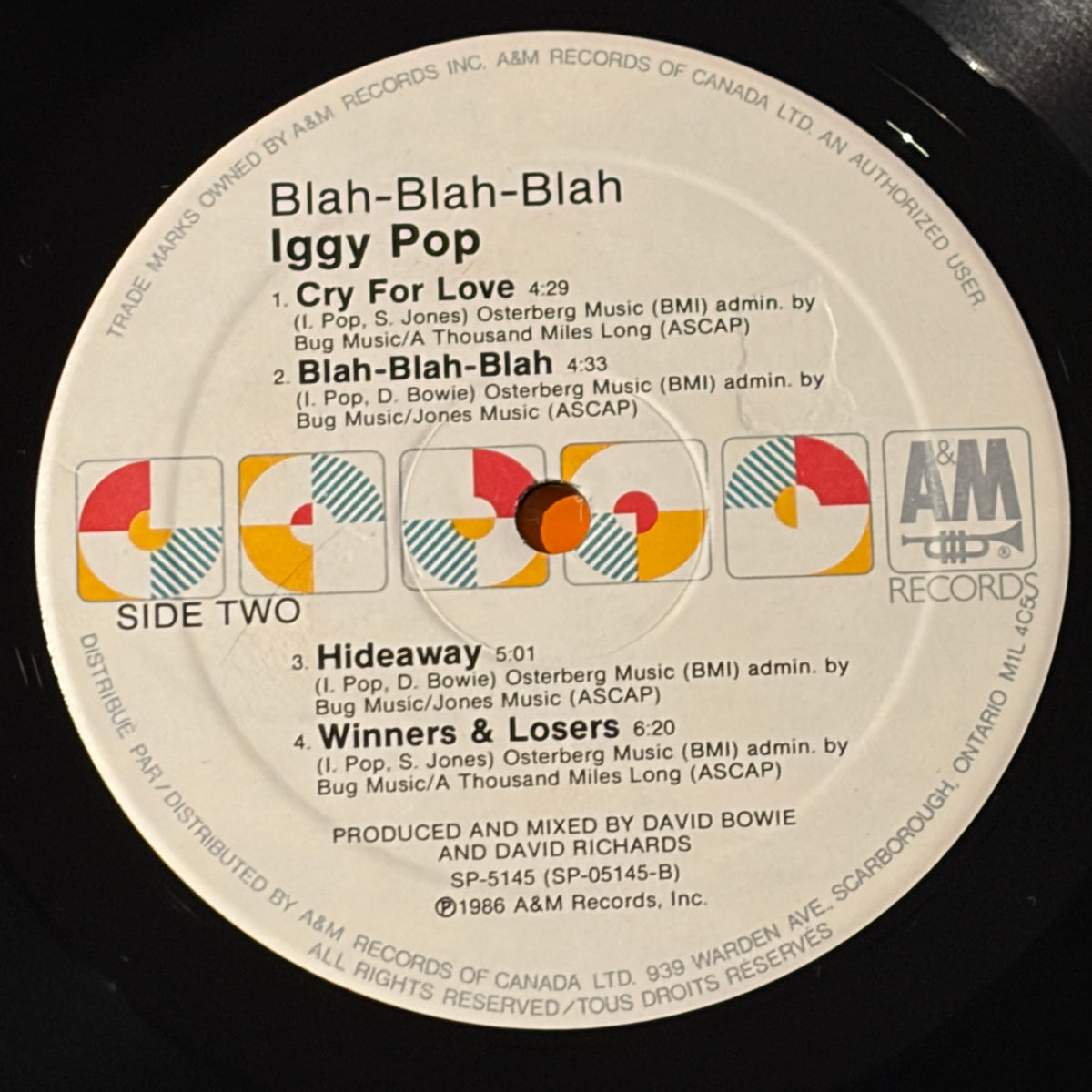 IGGY POP - BLAH BLAH BLAH