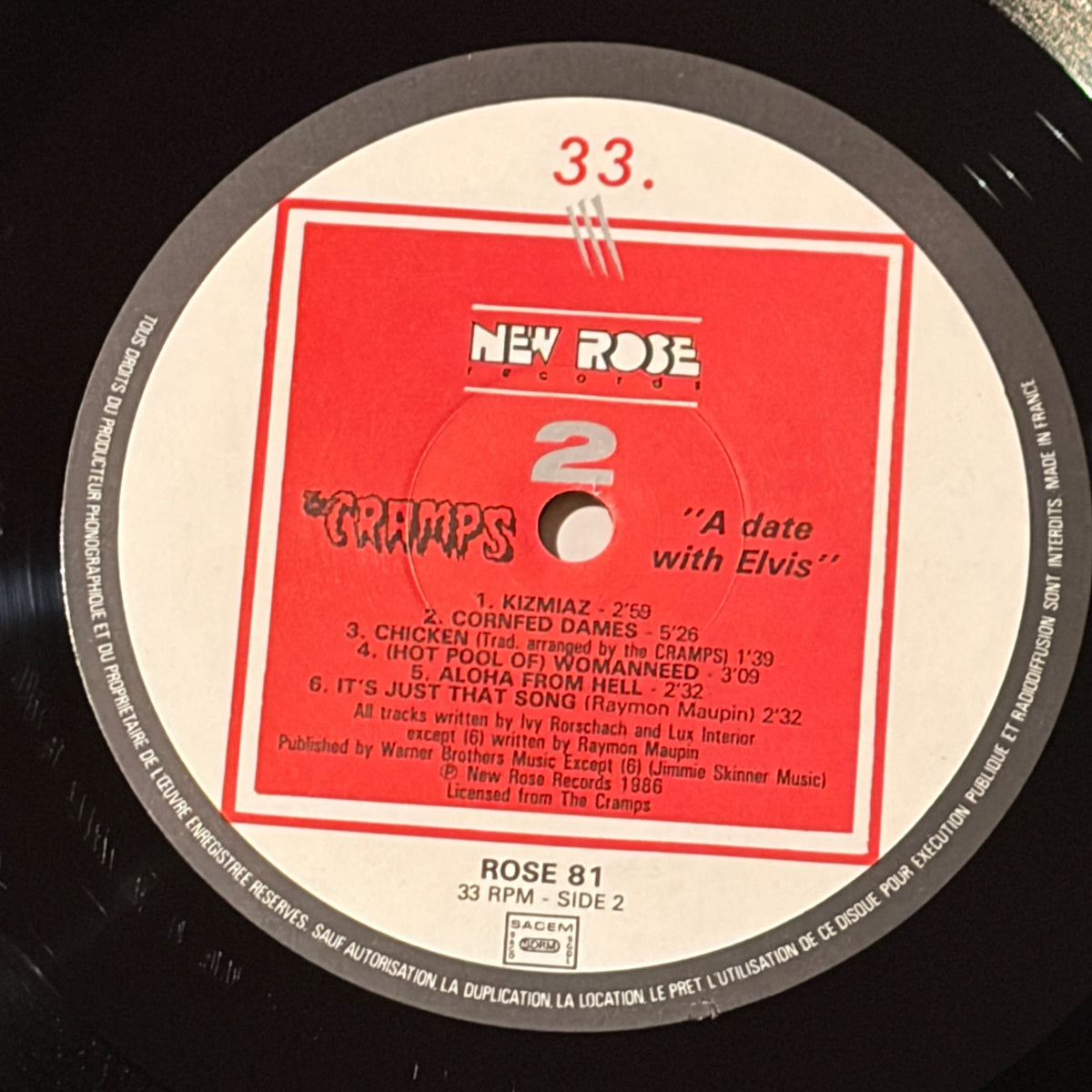 CRAMPS, THE - A DATE WITH ELVIS