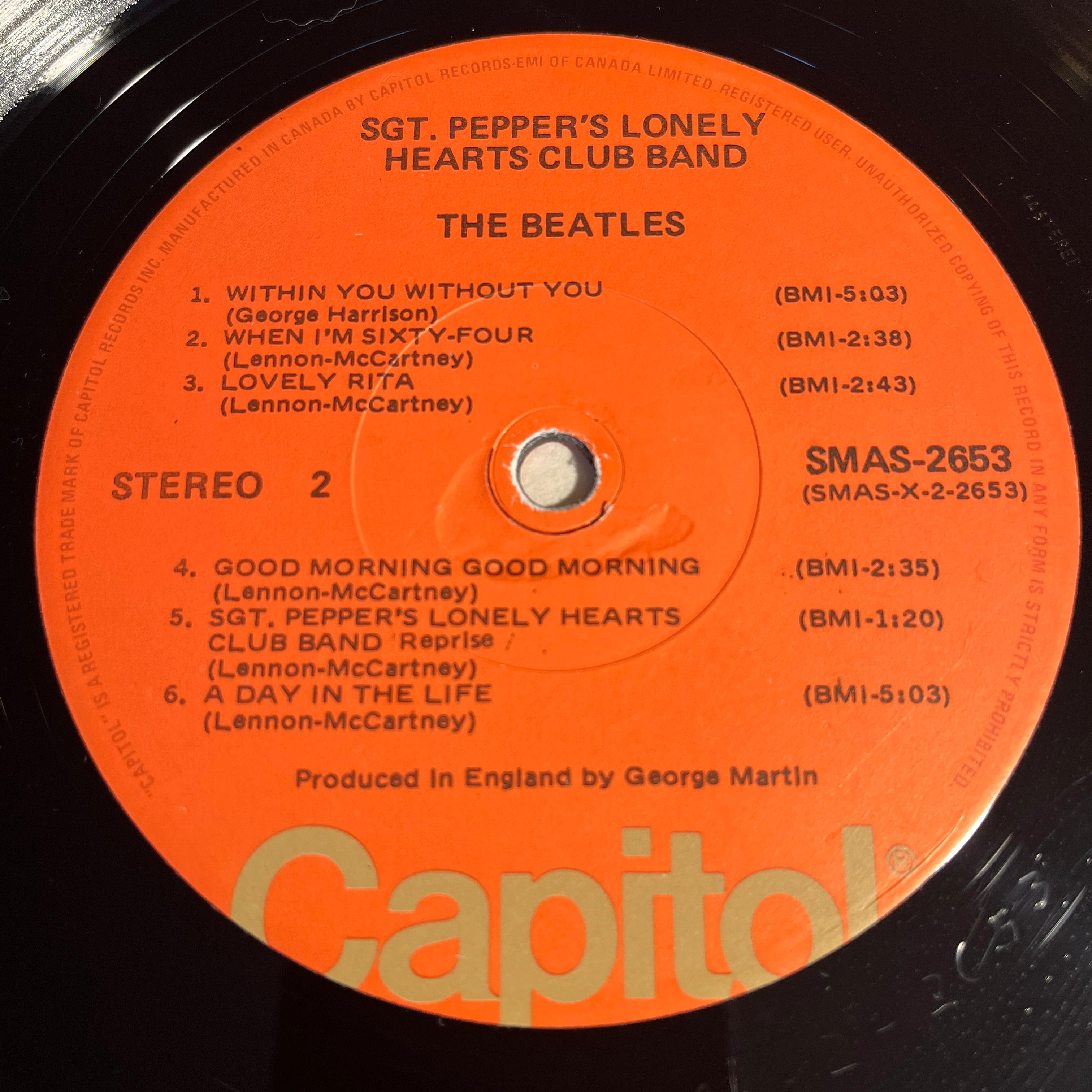 BEATLES, THE - SGT. PEPPER'S LONELY HEARTS CLUB BAND