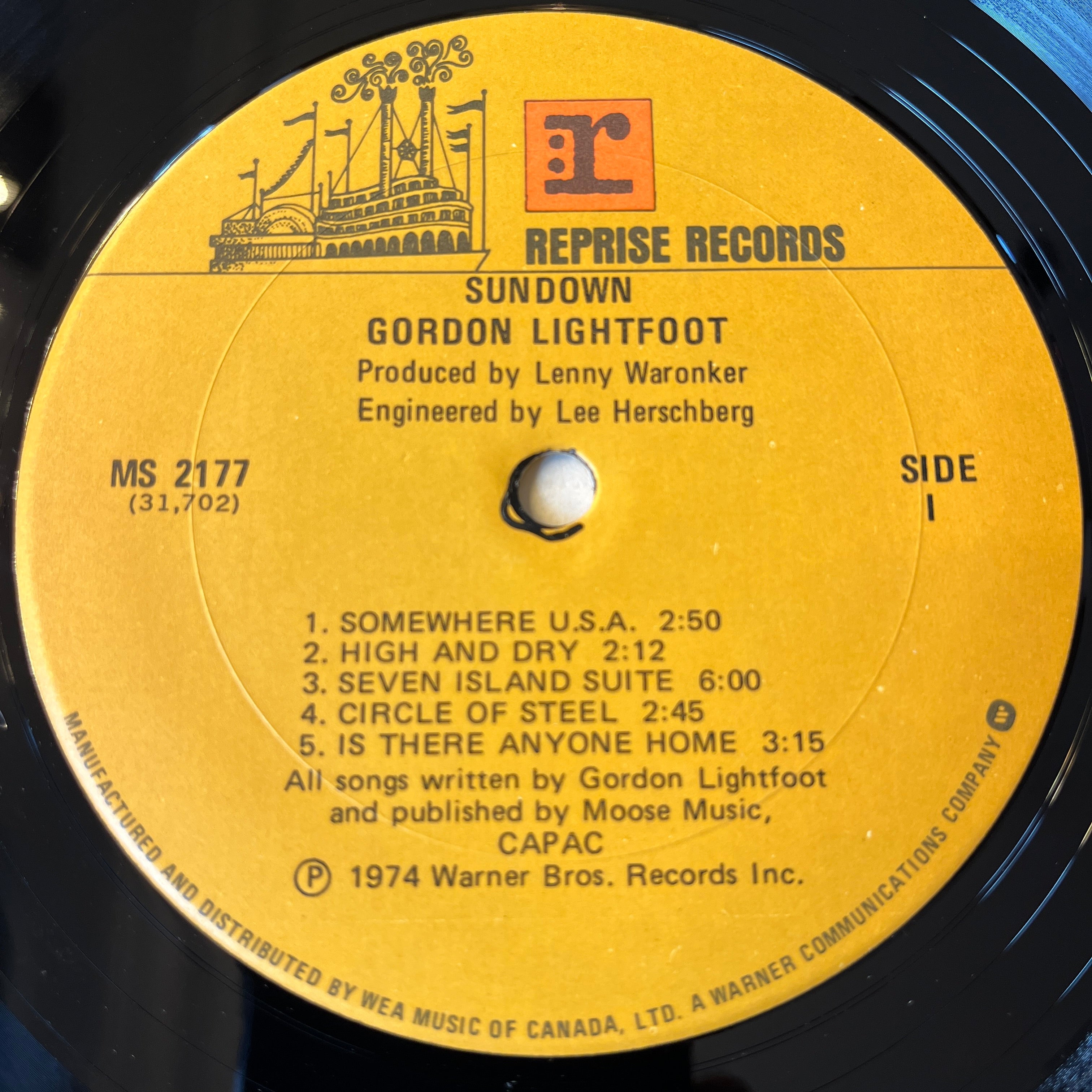 LIGHTFOOT, GORDON - SUNDOWN