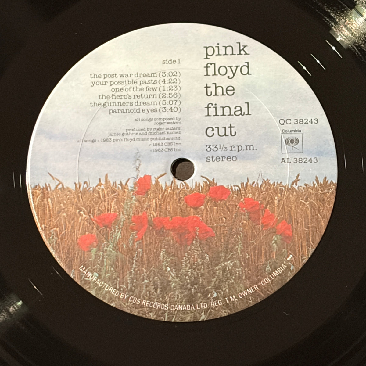 PINK FLOYD - THE FINAL CUT