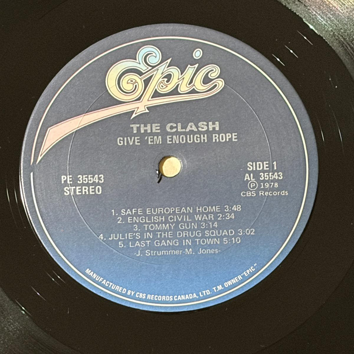 CLASH, THE - GIVE 'EM ENOUGH ROPE