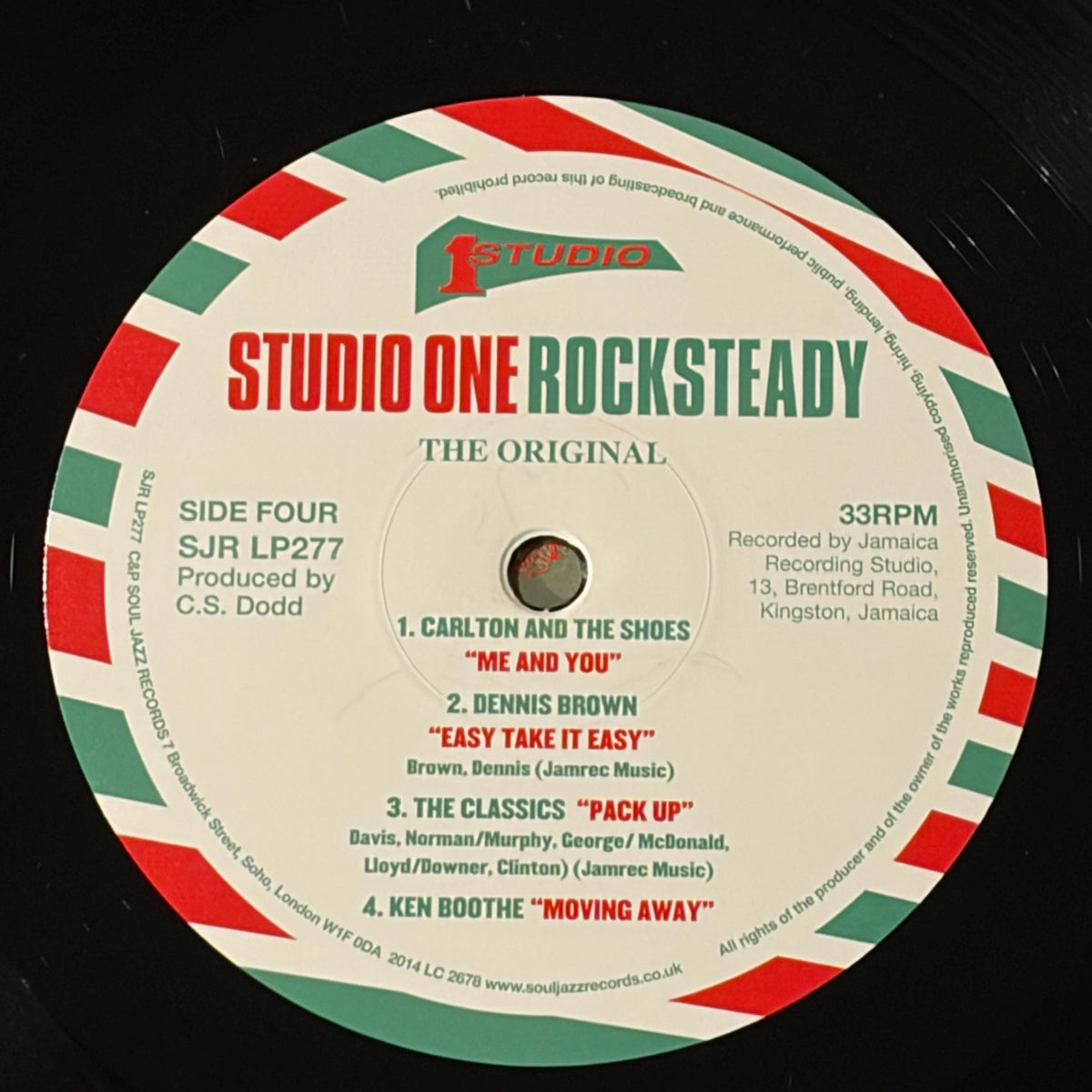 STUDIO ONE ROCKSTEADY - VARIOUS - SOUL AND EARLY REGGAE