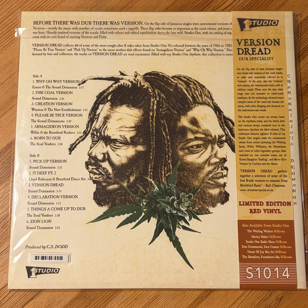DUB SPECIALIST - STUDIO ONE (RED VINYL)