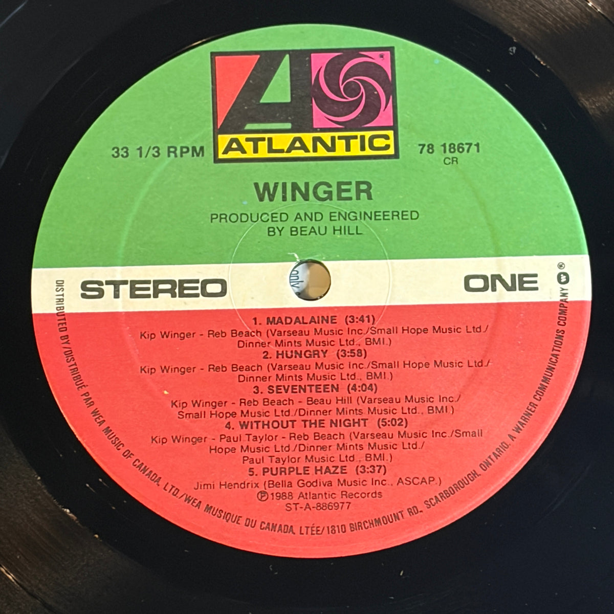 WINGER - S/T