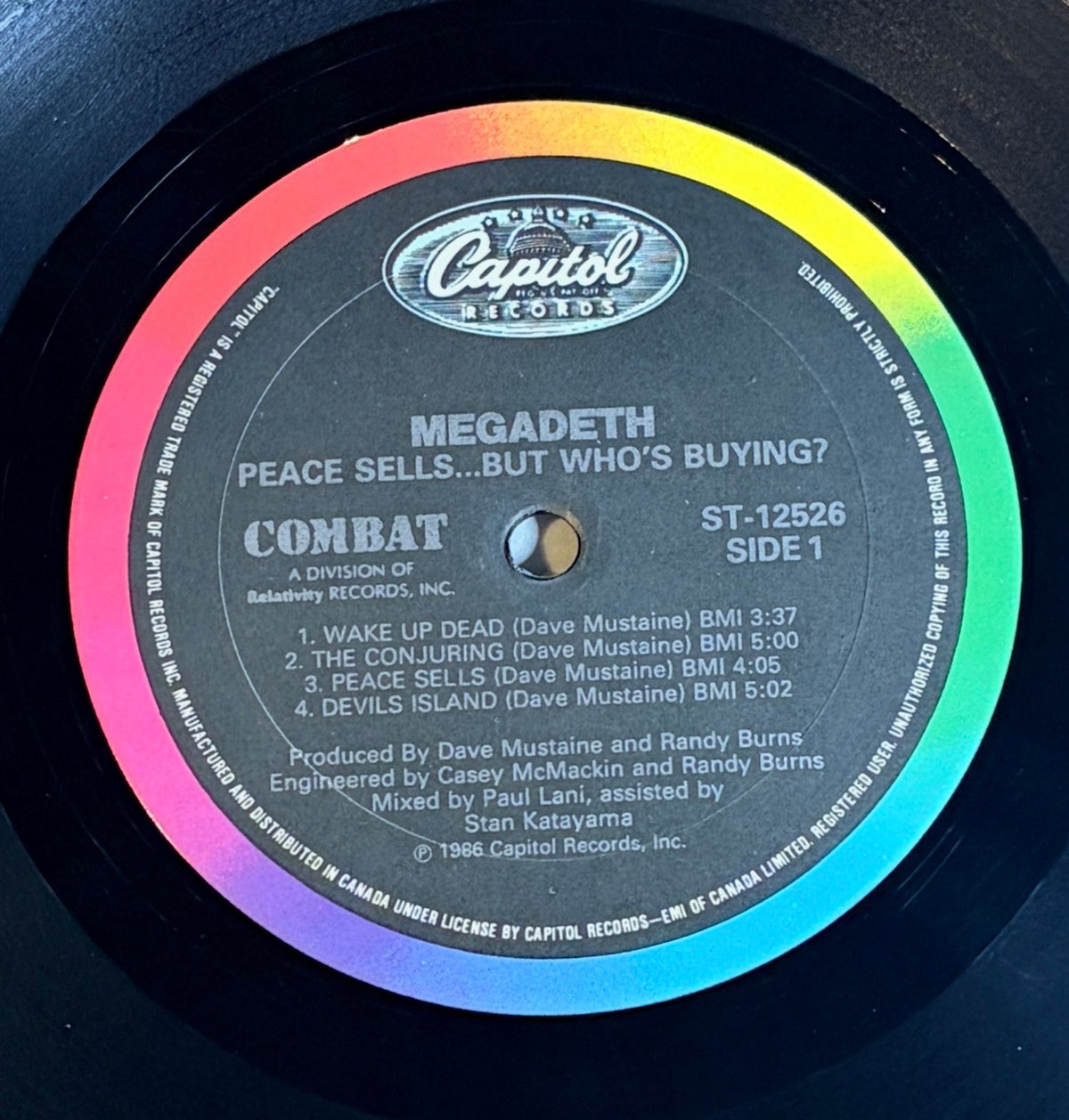MEGADETH - PEACE SELLS... BUT WHO'S BUYING?