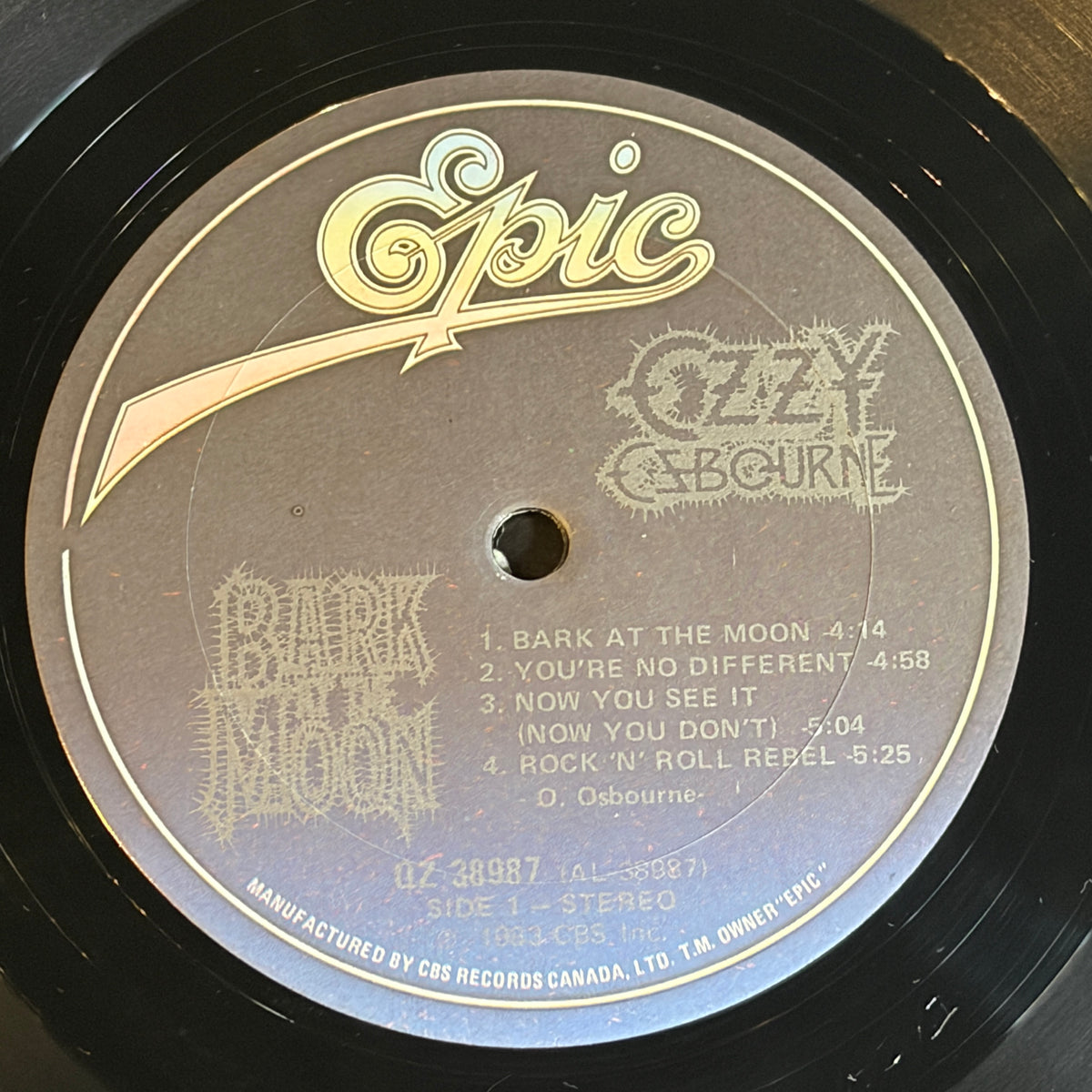 OSBORNE, OZZY - BARK AT THE MOON