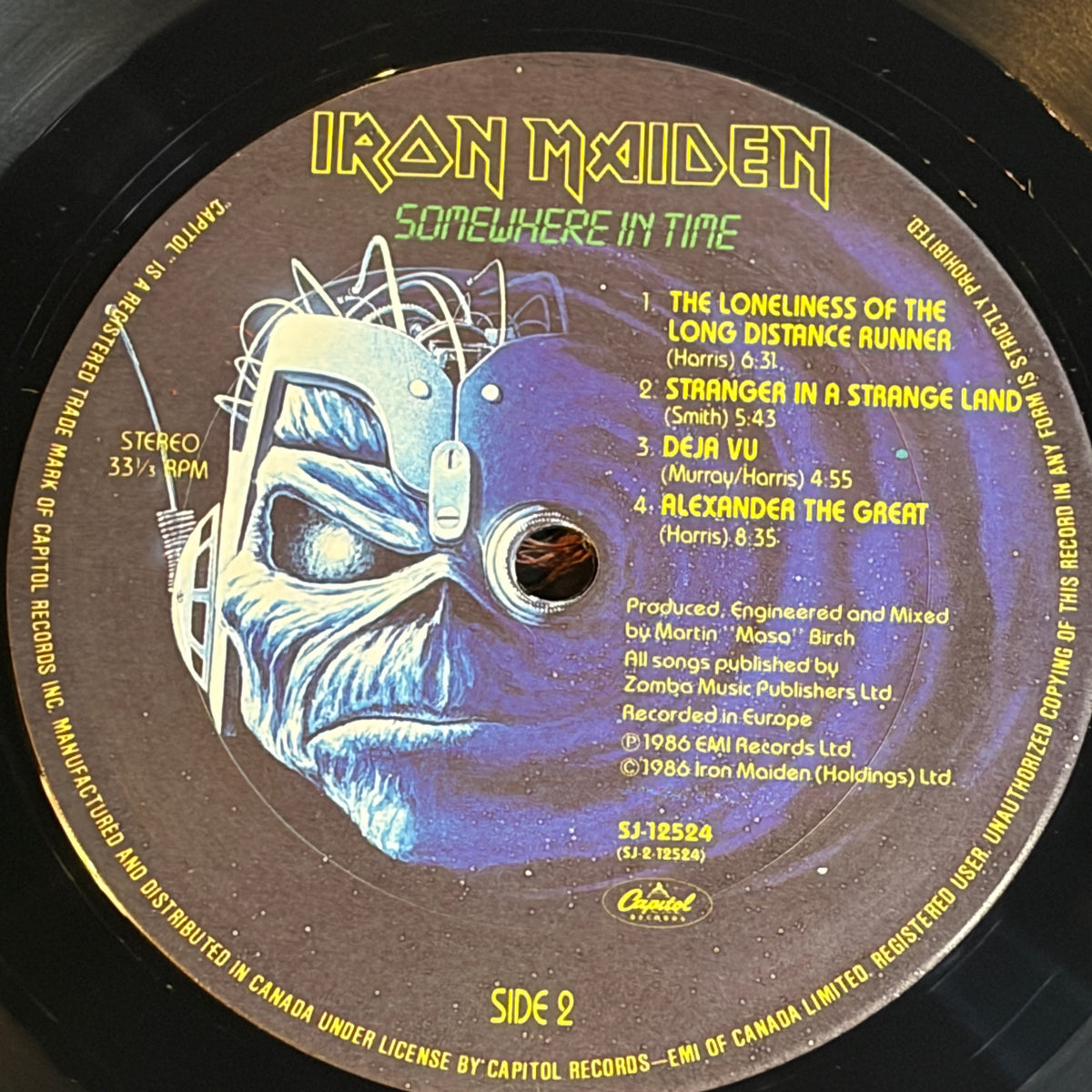 IRON MAIDEN - SOMEWHERE IN TIME