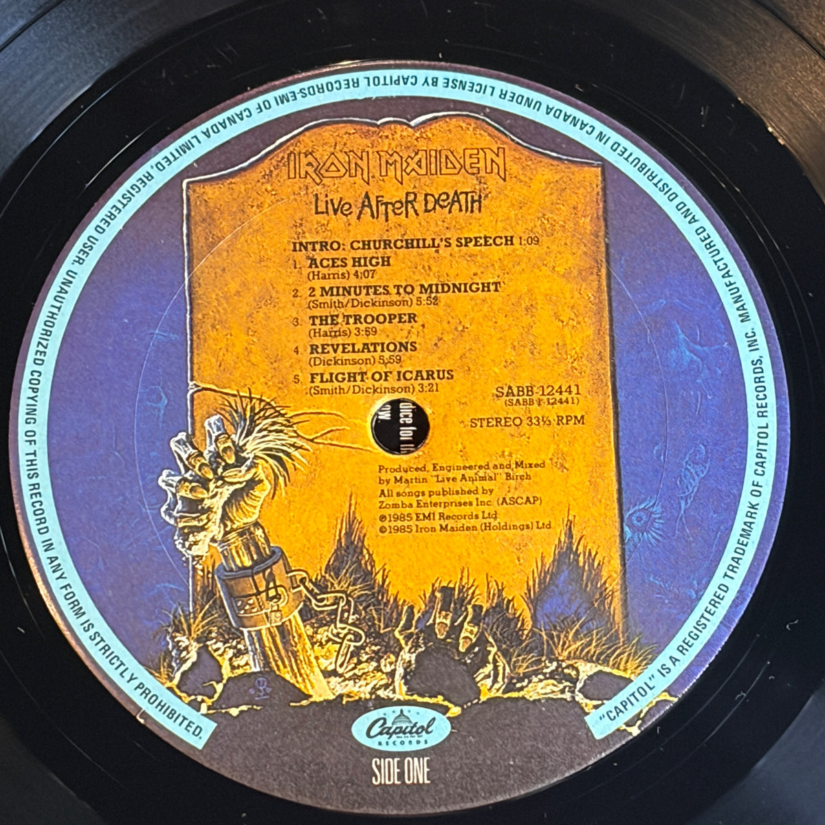 IRON MAIDEN - LIVE AFTER DEATH