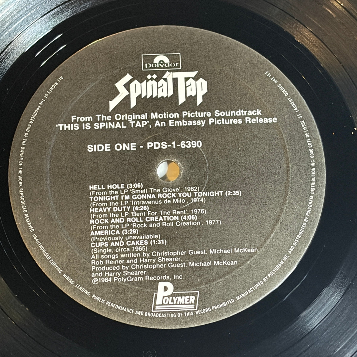 SPINAL TAP - SOUNDTRACK