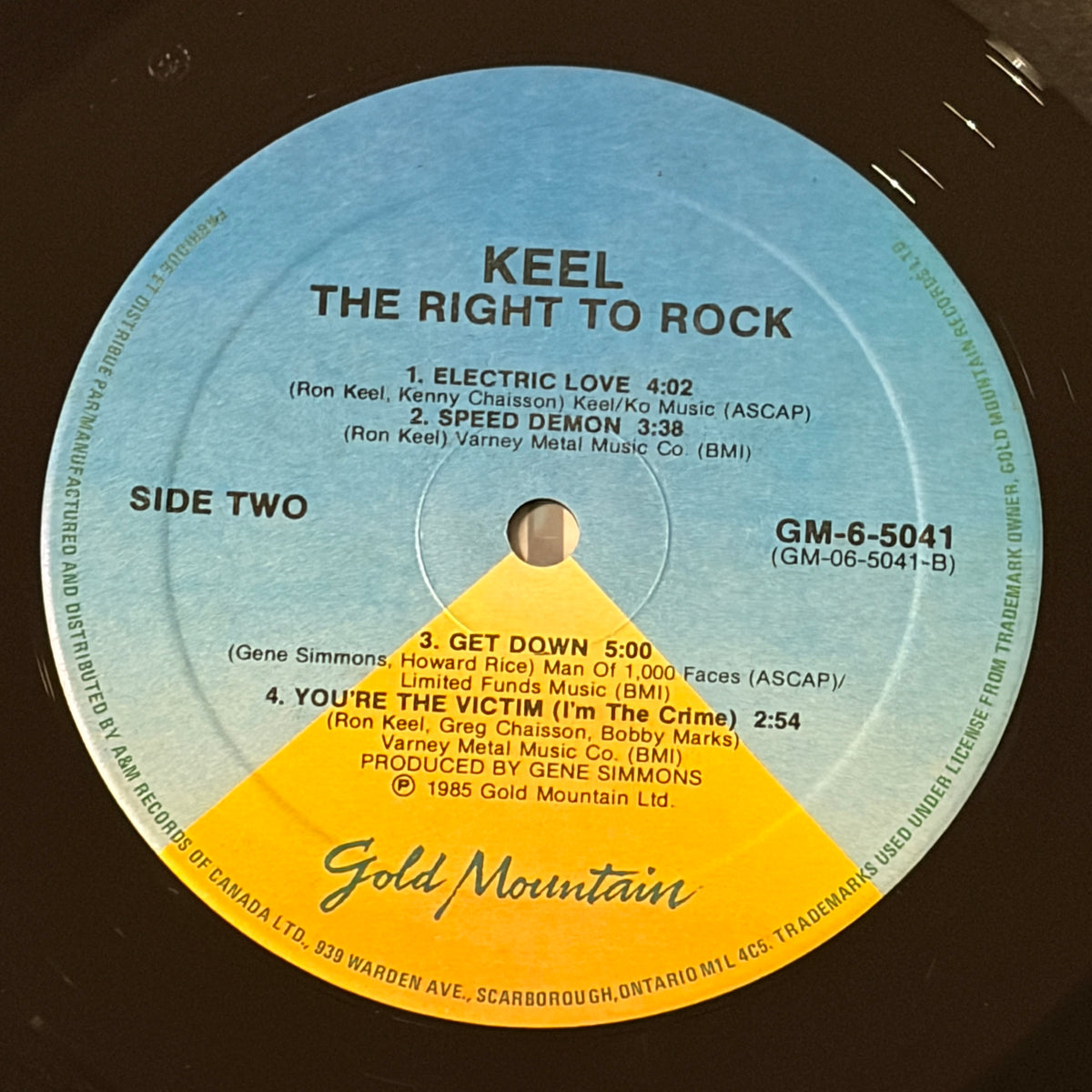 KEEL - THE RIGHT TO ROCK