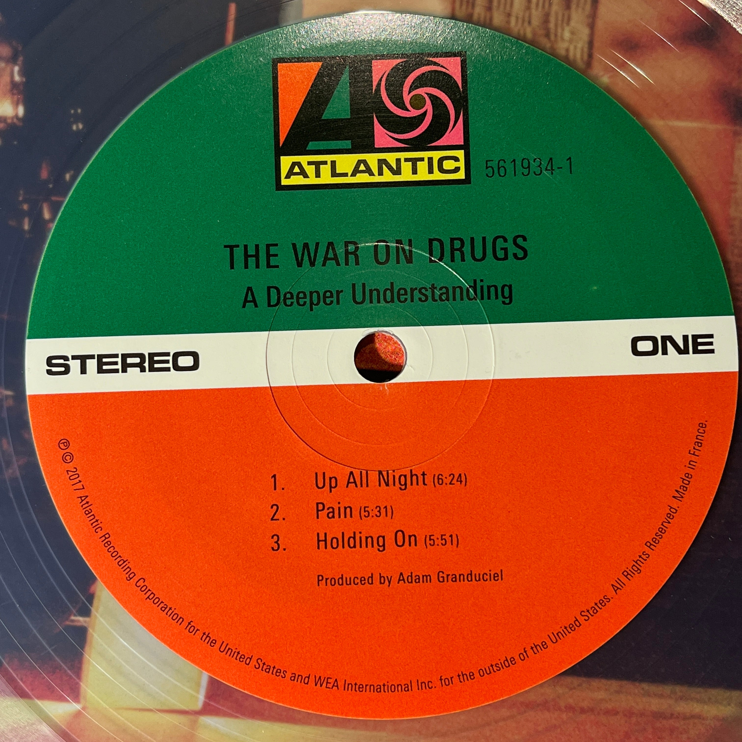 WAR ON DRUGS, THE - A DEEPER UNDERSTANDING (Clear Vinyl)