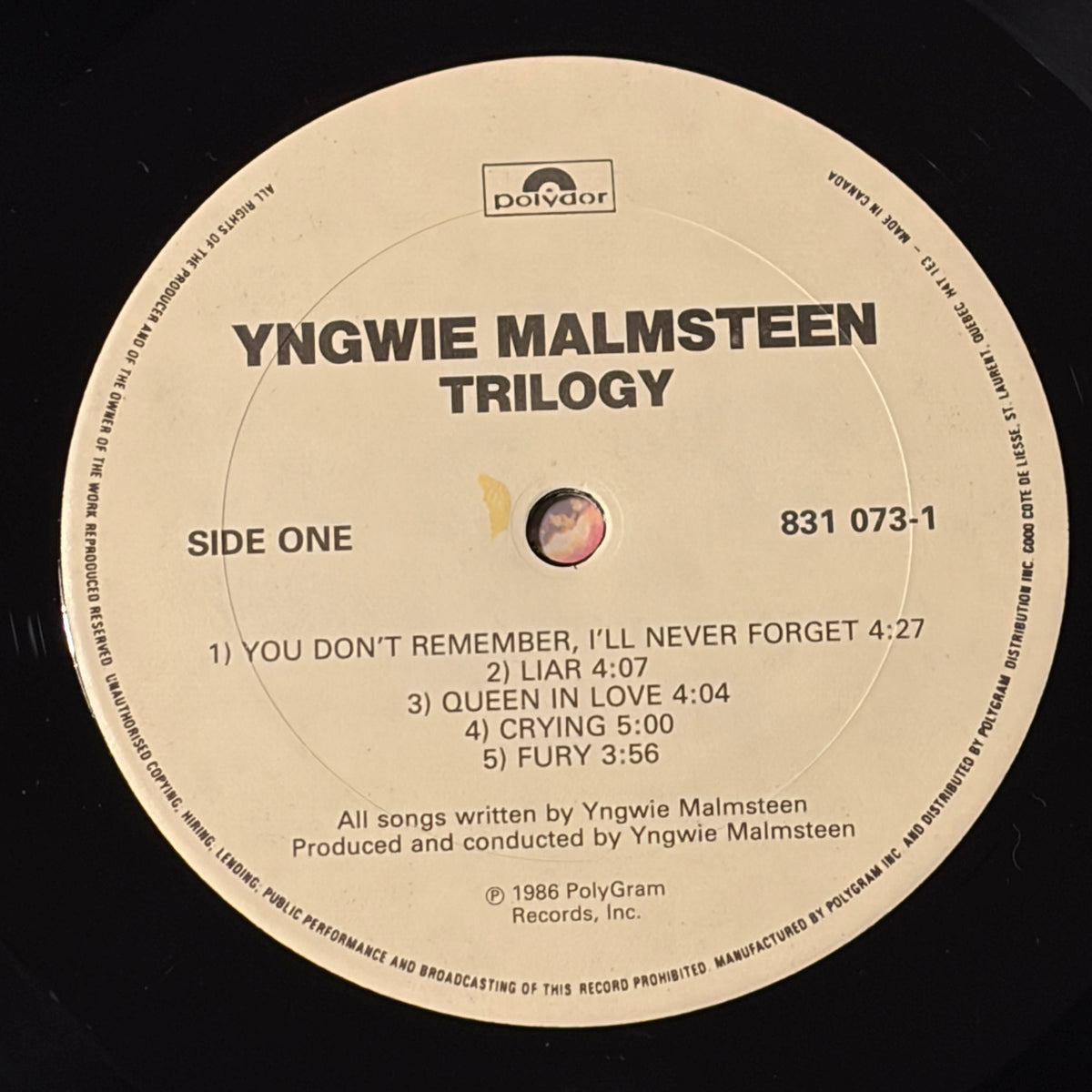 MALMSTEEN, YNGWIE J. - TRILOGY