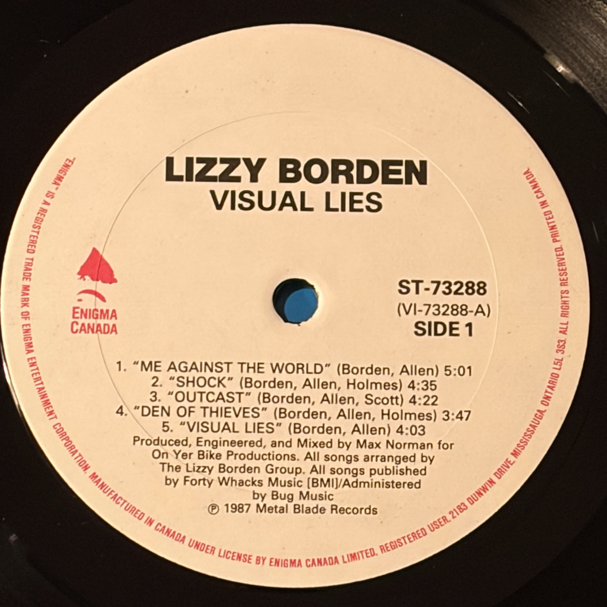 LIZZY BORDEN - VISUAL LIES