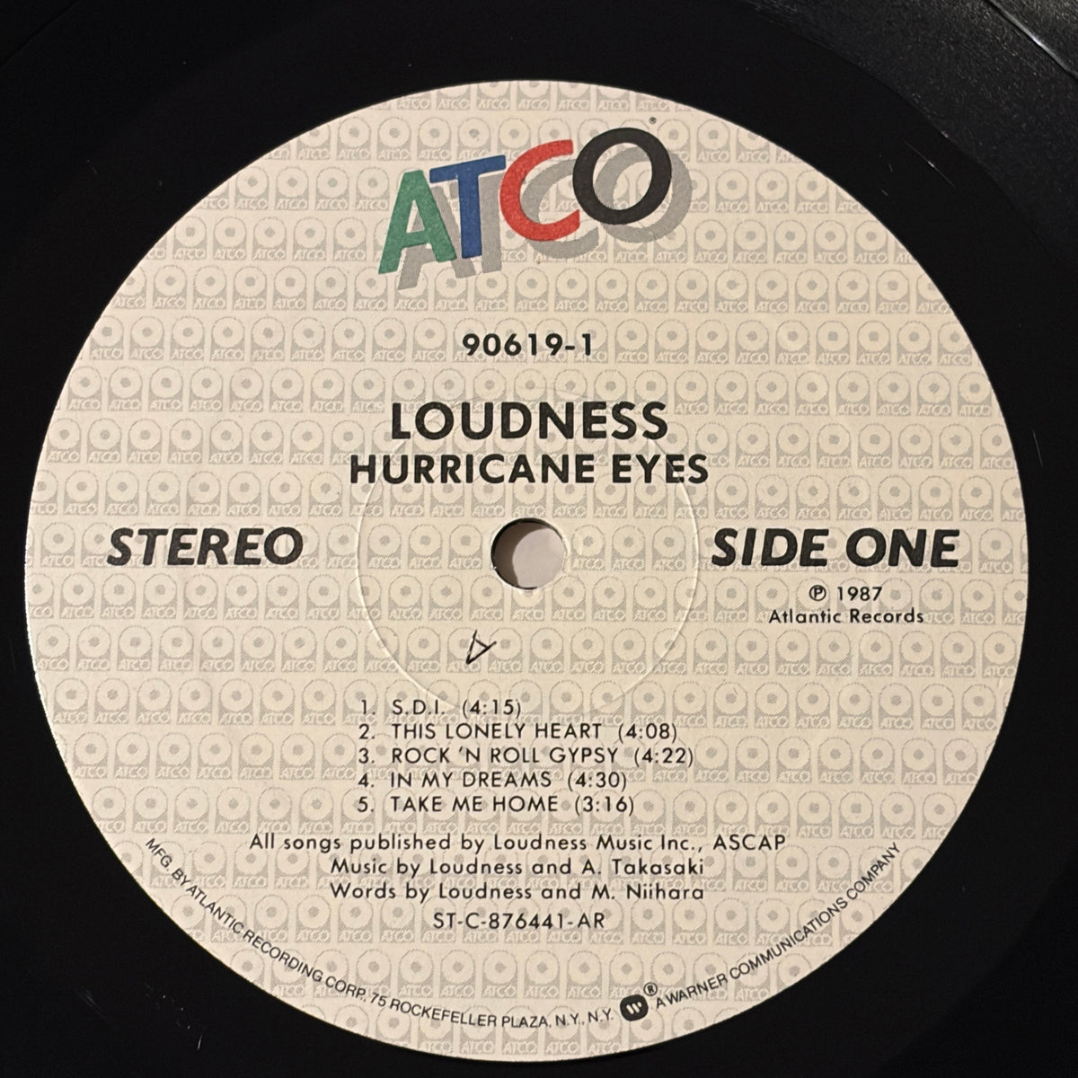 LOUDNESS - HURRICANE EYES