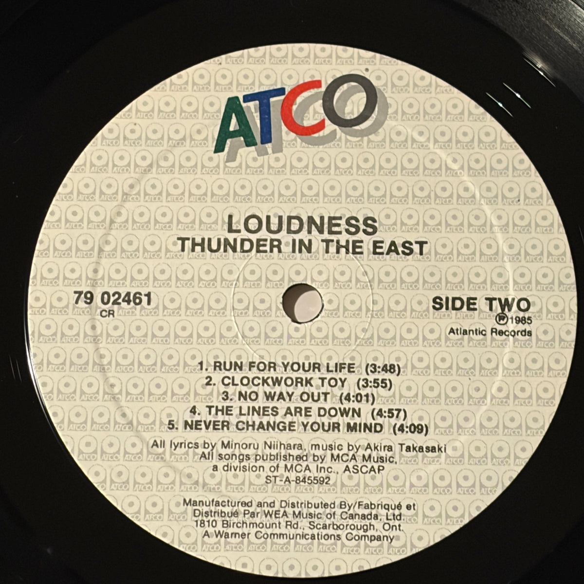 LOUDNESS - THUNDER IN THE EAST