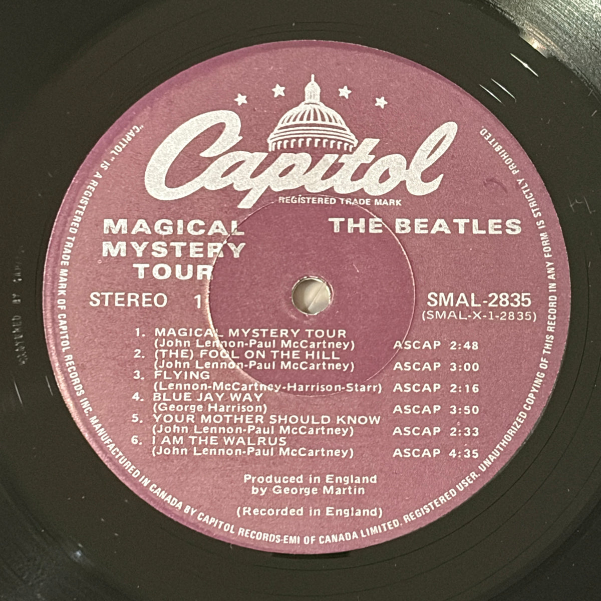 BEATLES, THE - MAGICAL MYSTERY TOUR