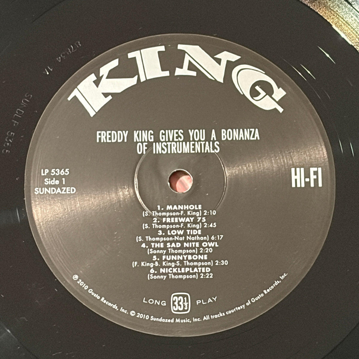 KING, FREDDY - GIVES YOU A BONANZA OF INSTRUMENTALS