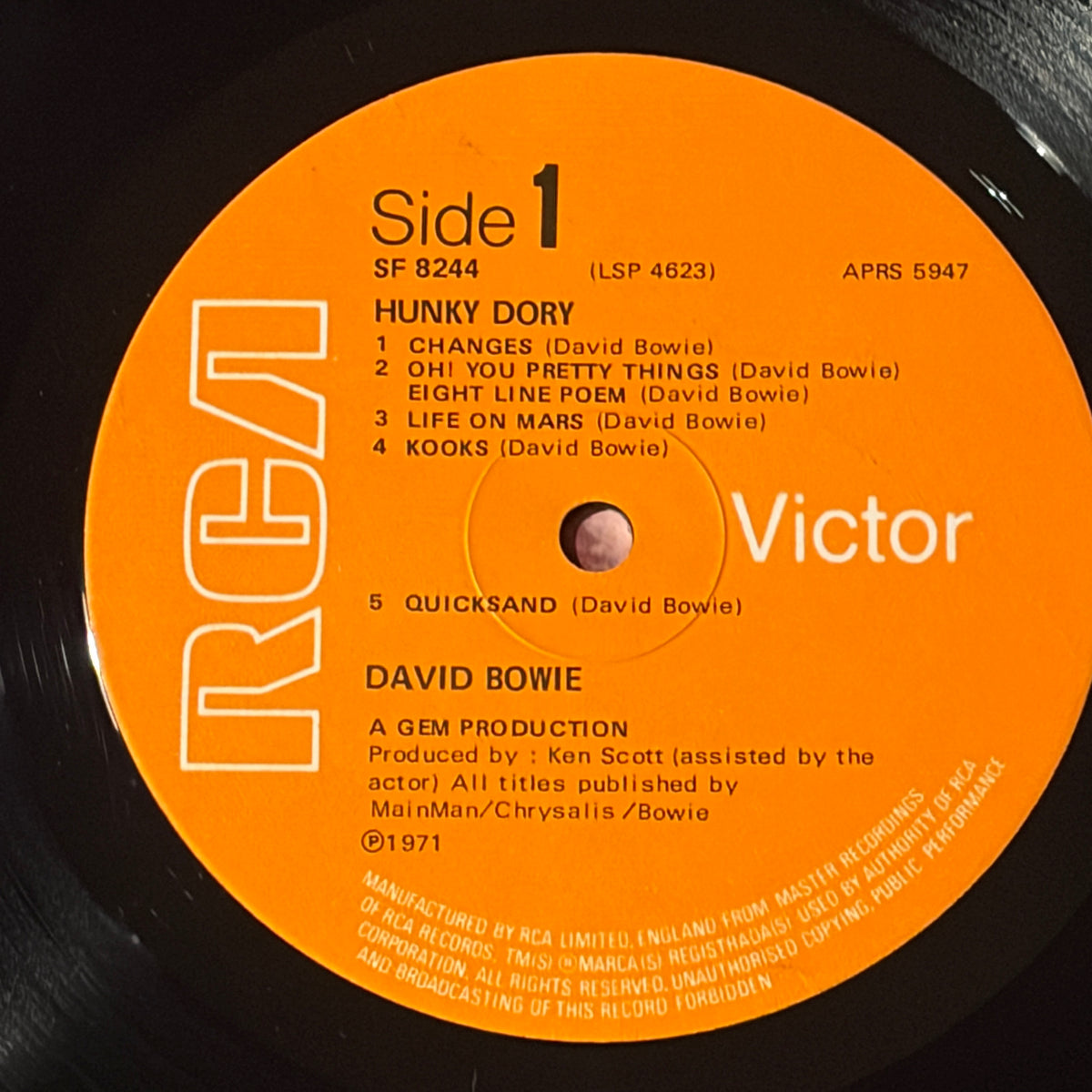 BOWIE, DAVID - HUNKY DORY
