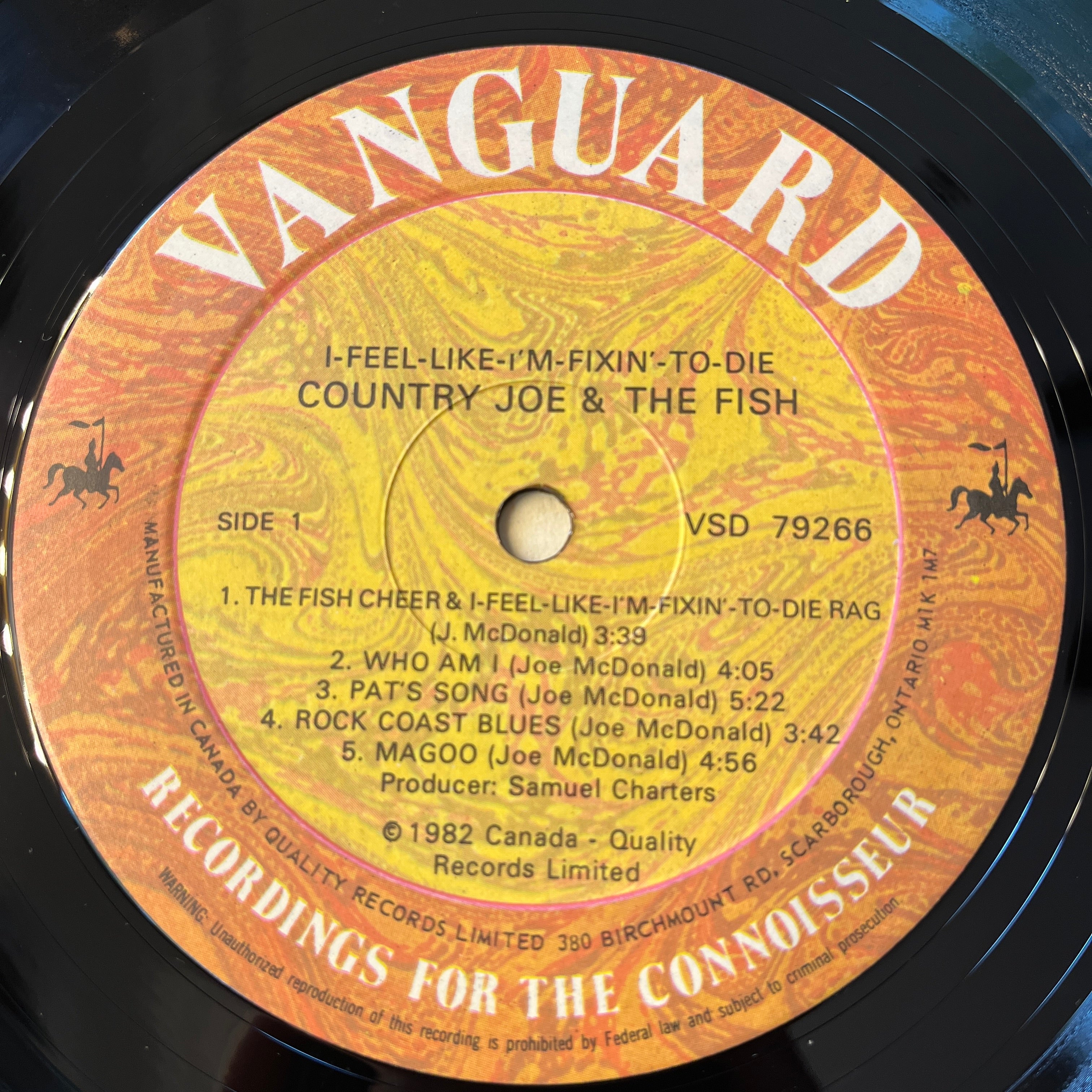 COUNTRY JOE AND THE FISH - I FEEL LIKE I'M FIXIN' TO DIE