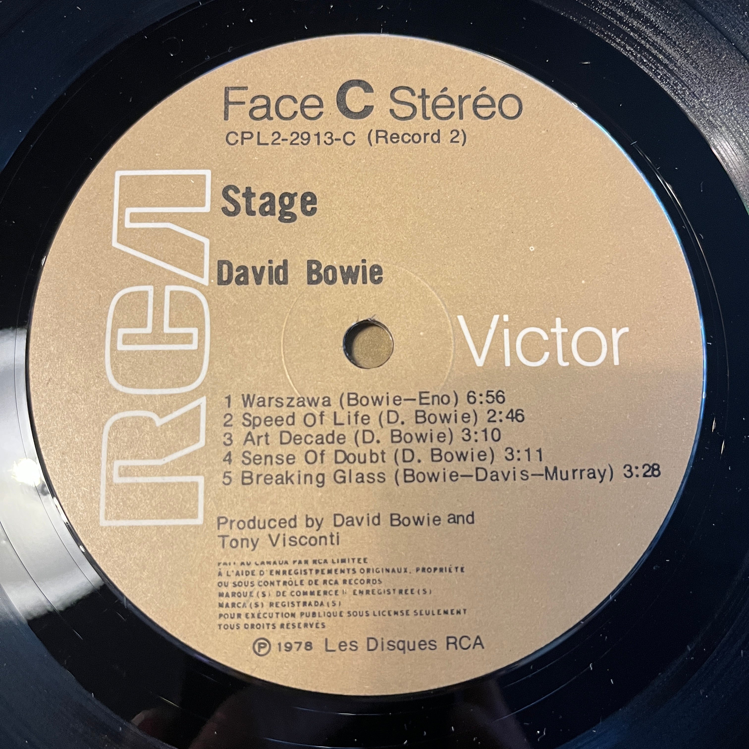 BOWIE, DAVID - STAGE
