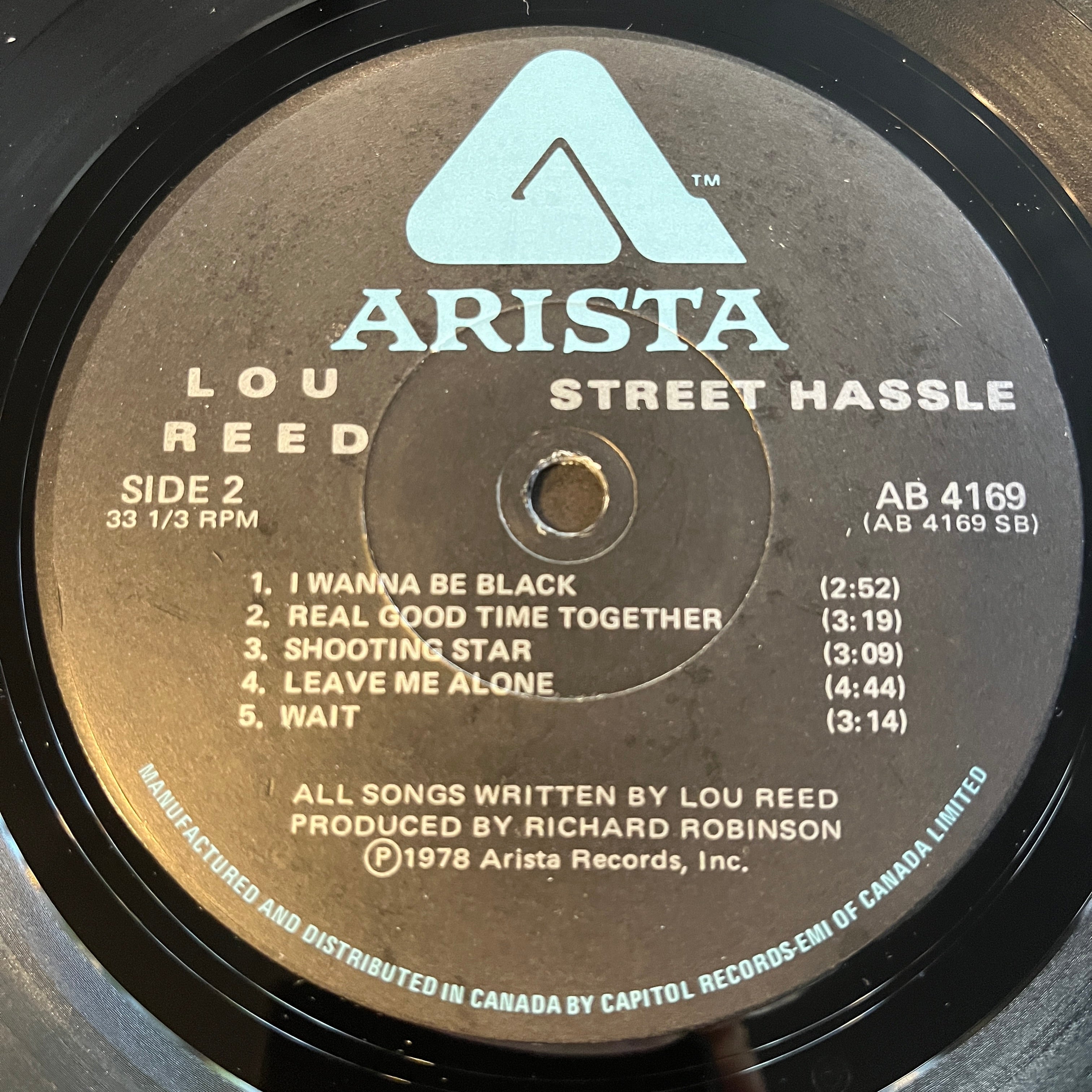 REED, LOU - STREET HASSLE