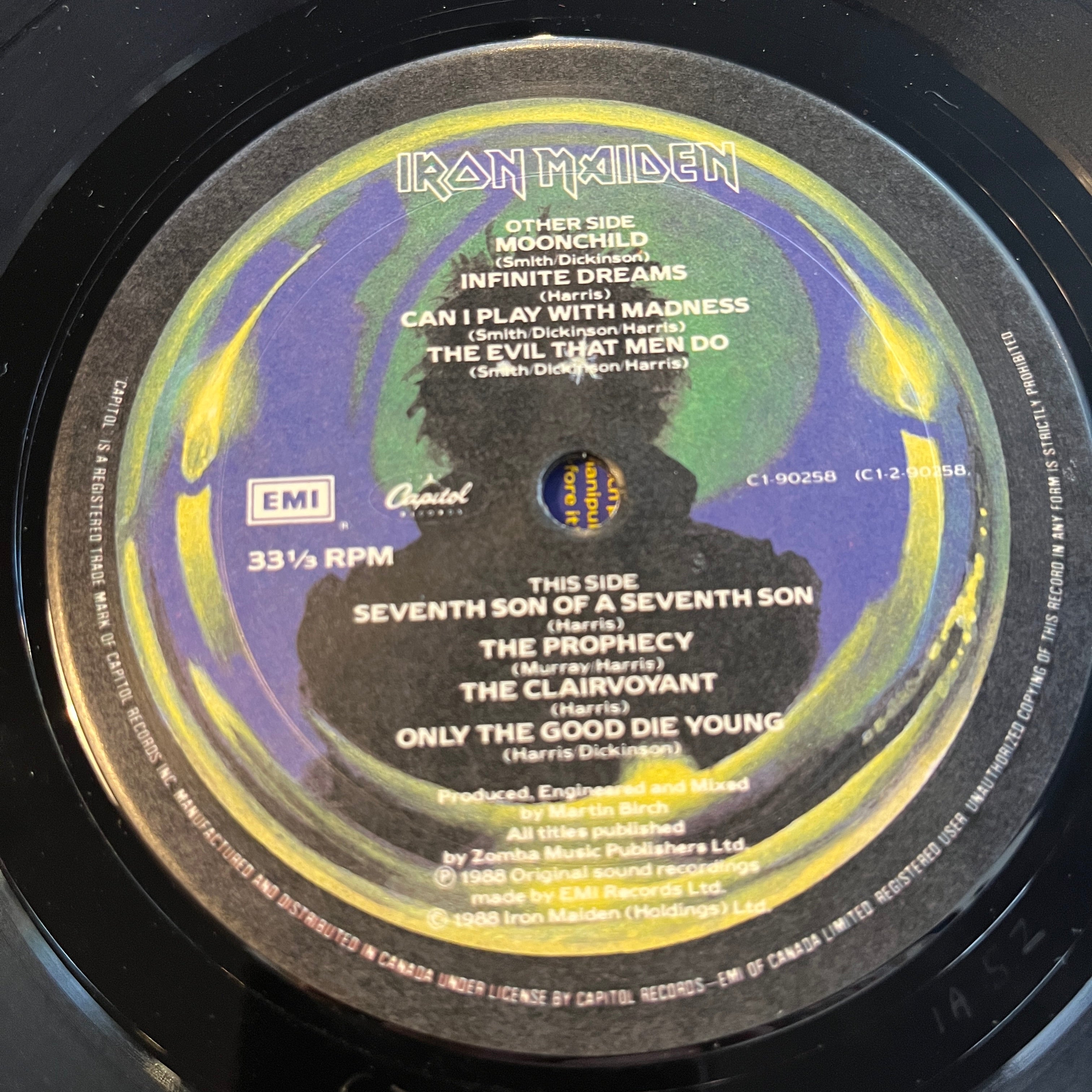 IRON MAIDEN - SEVENTH SON OF A SEVENTH SON