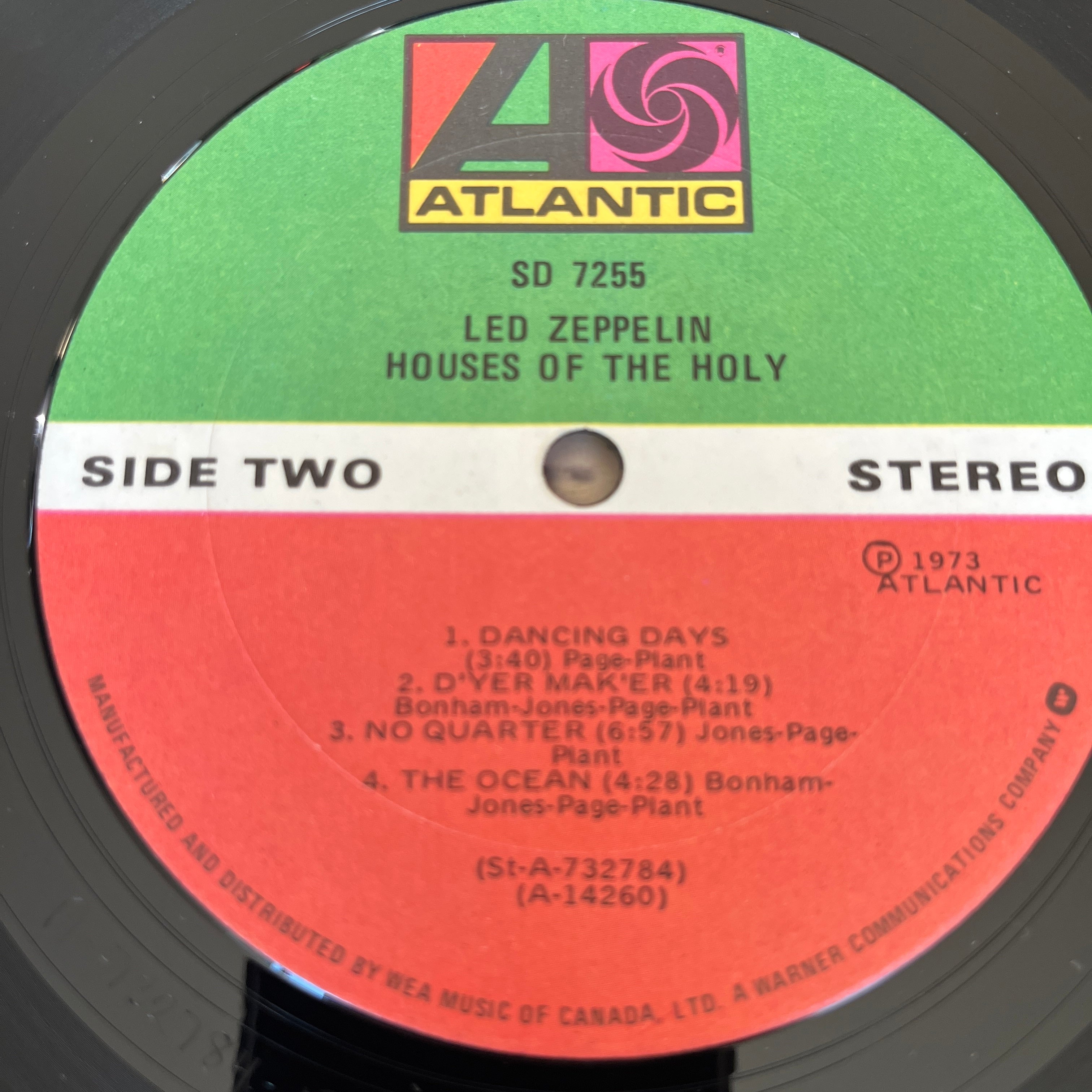 LED ZEPPELIN - HOUSES OF THE HOLY