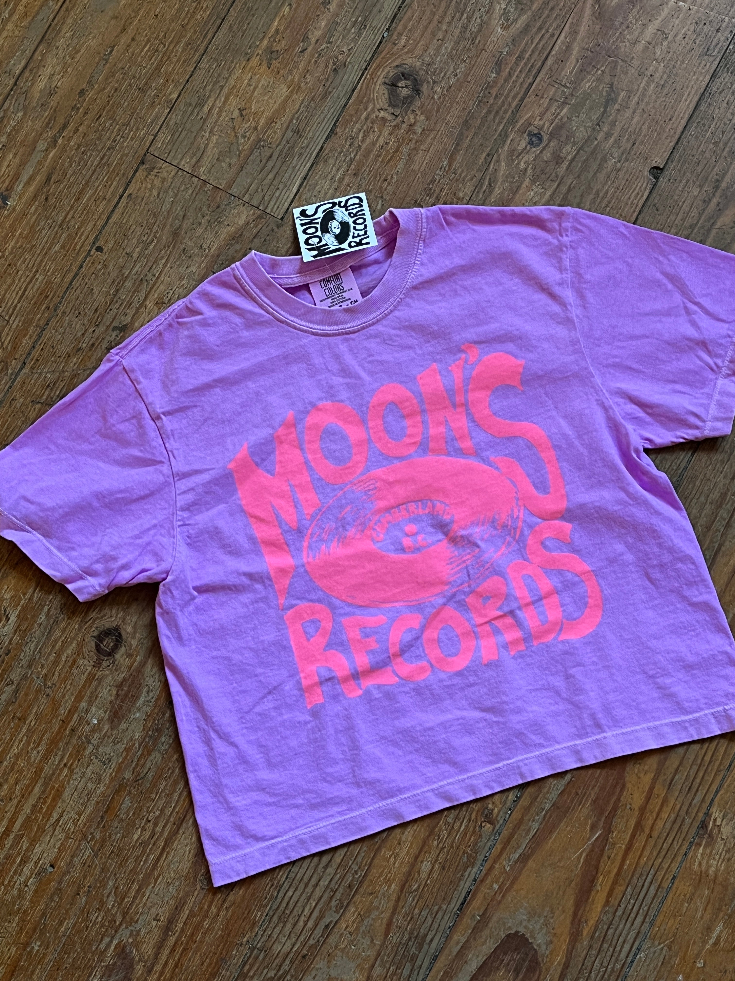 Moon's Records Crop T