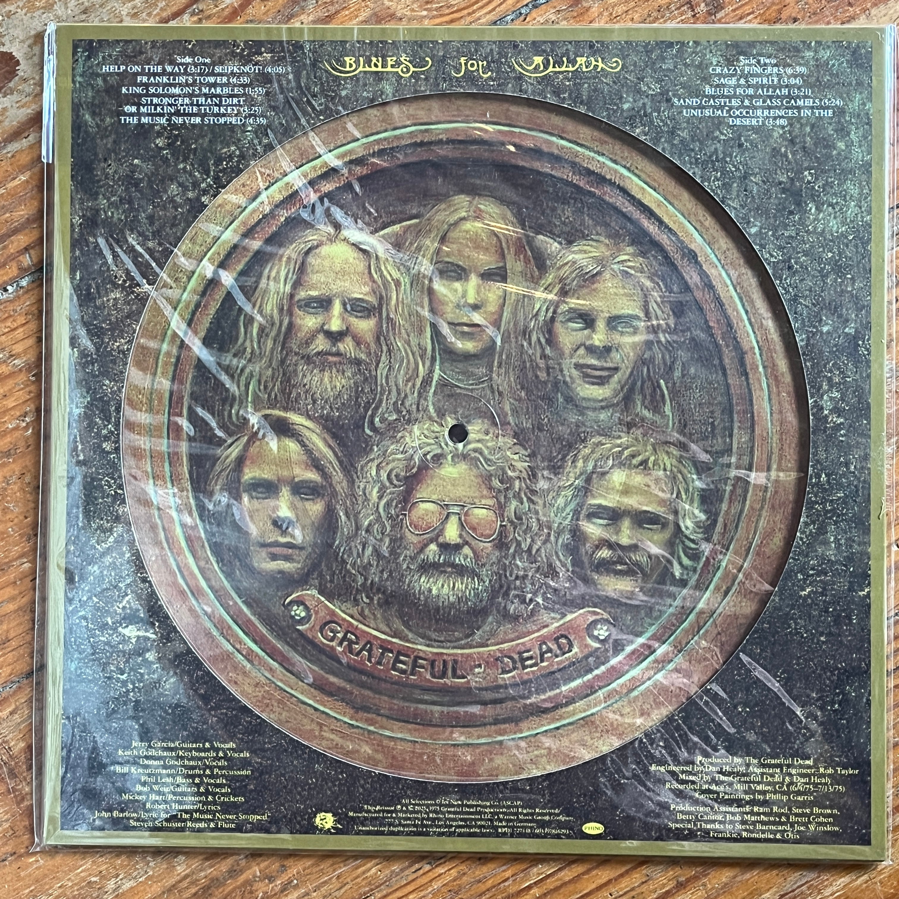 GRATEFUL DEAD, THE - BLUES FOR ALLAH - PICTURE DISC