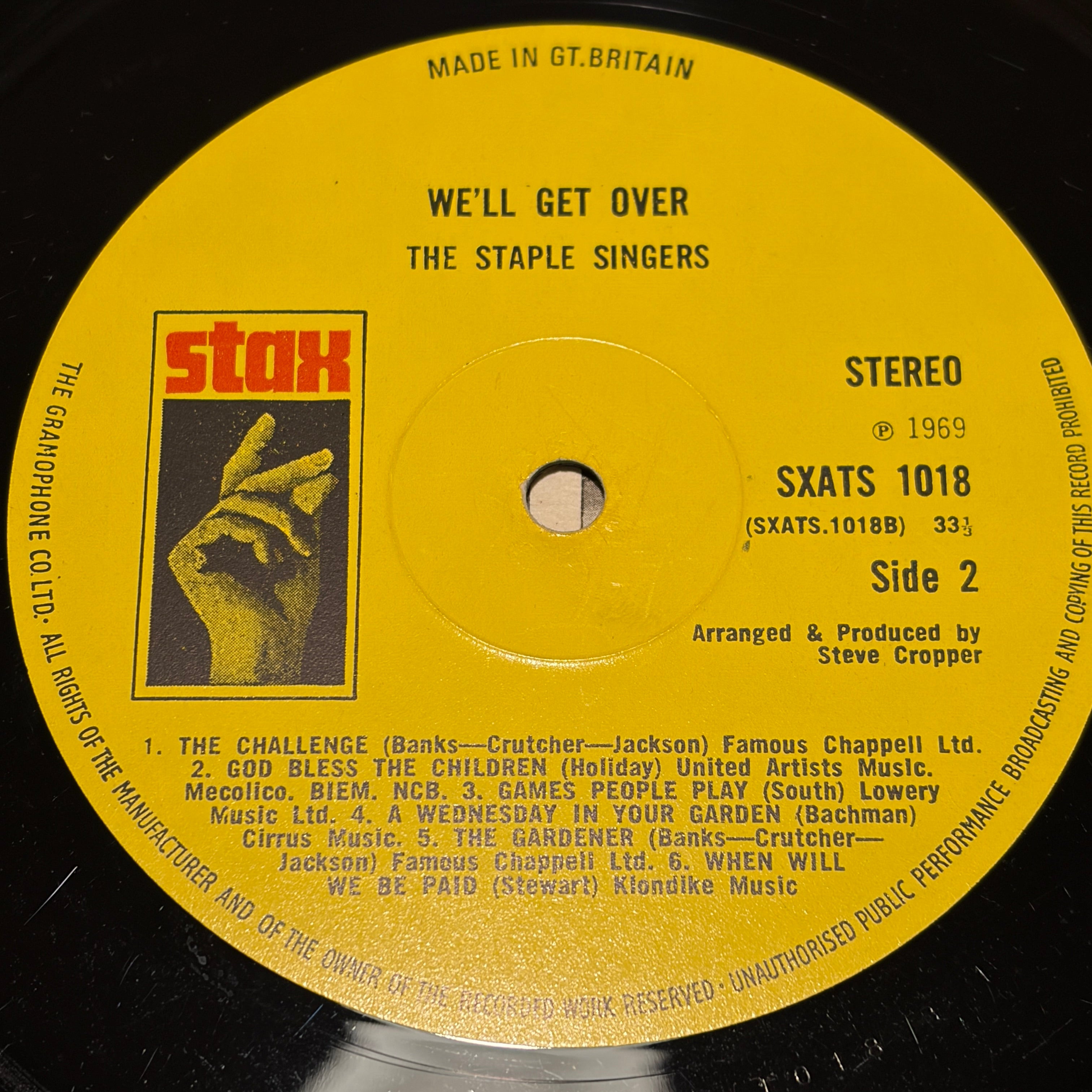 STAPLE SINGERS, THE - WE'LL GET OVER