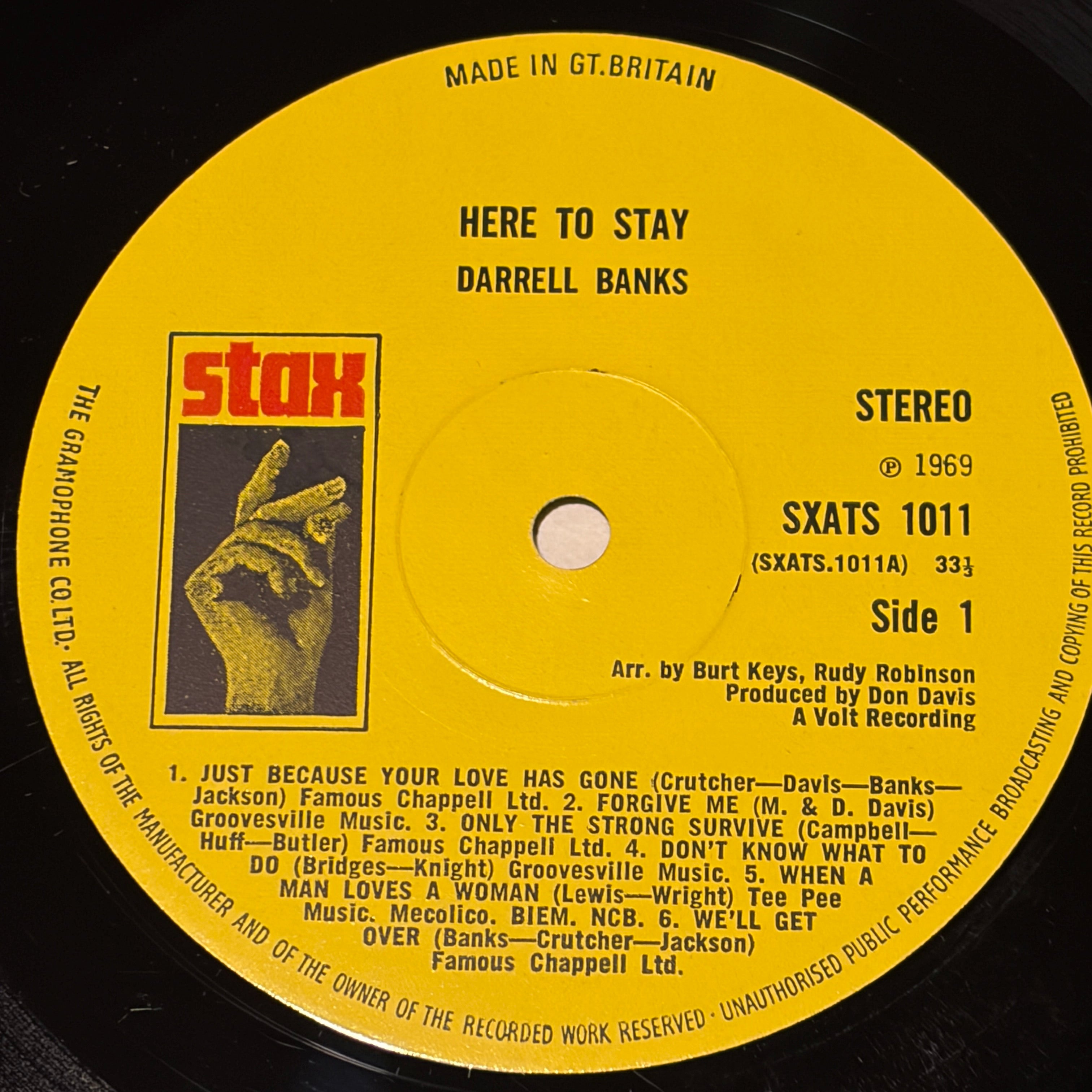 BANKS, DARRELL - HERE TO STAY