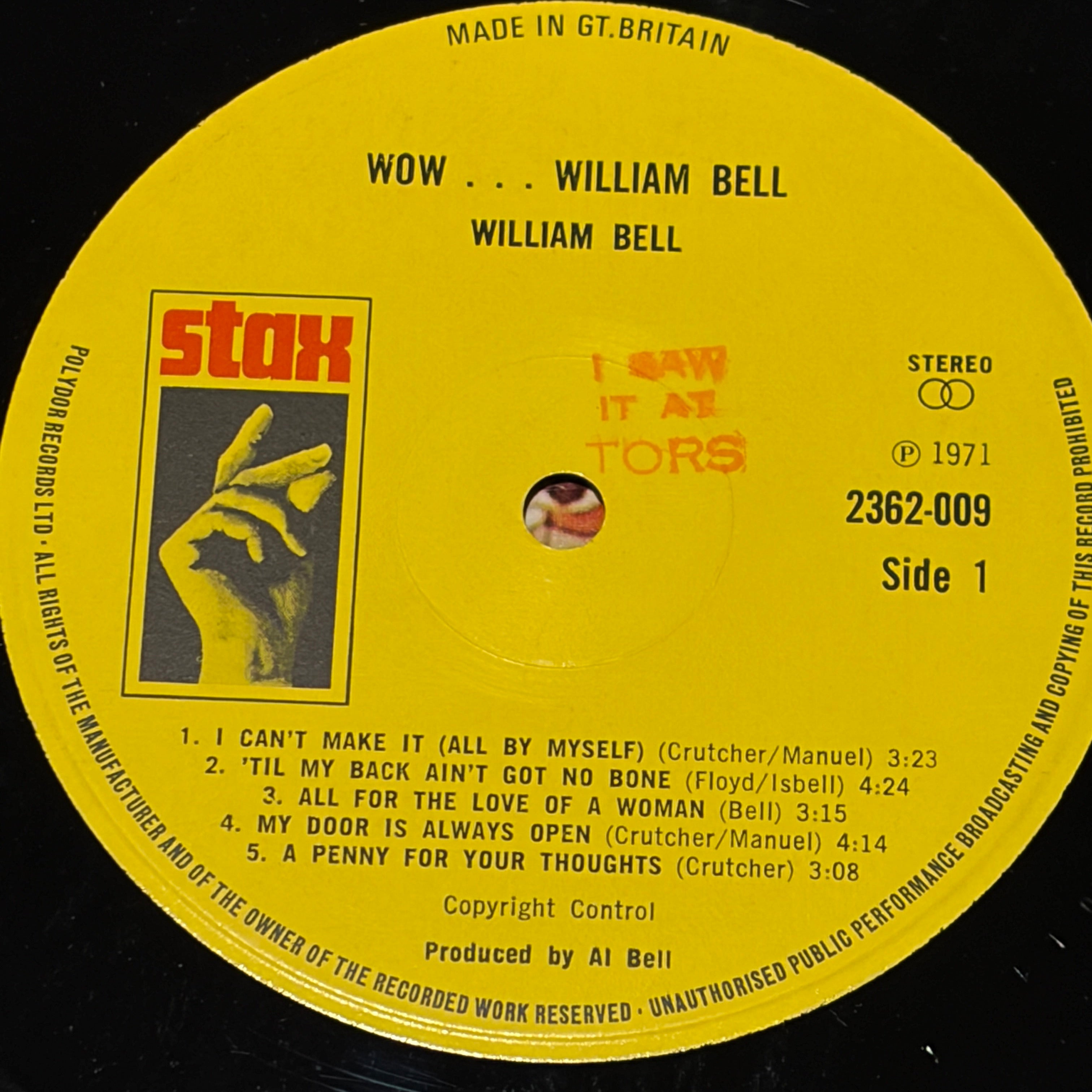BELL, WILLIAM - WOW...
