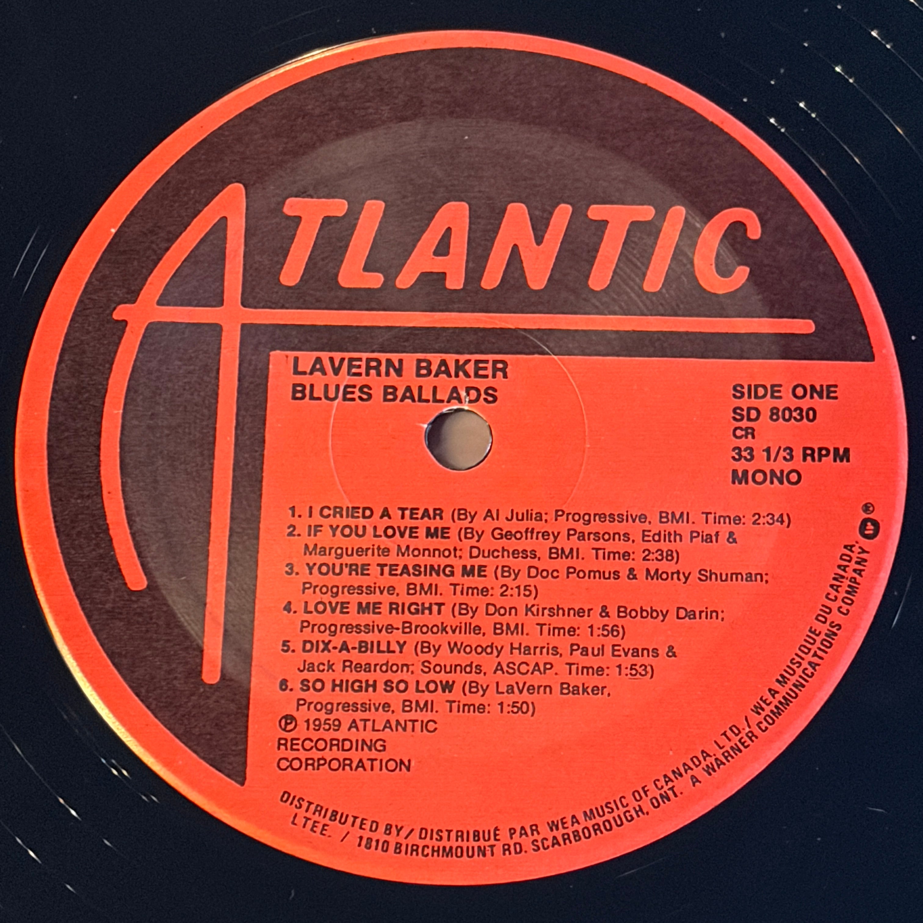 BAKER, LAVERNE - BLUES BALLADS