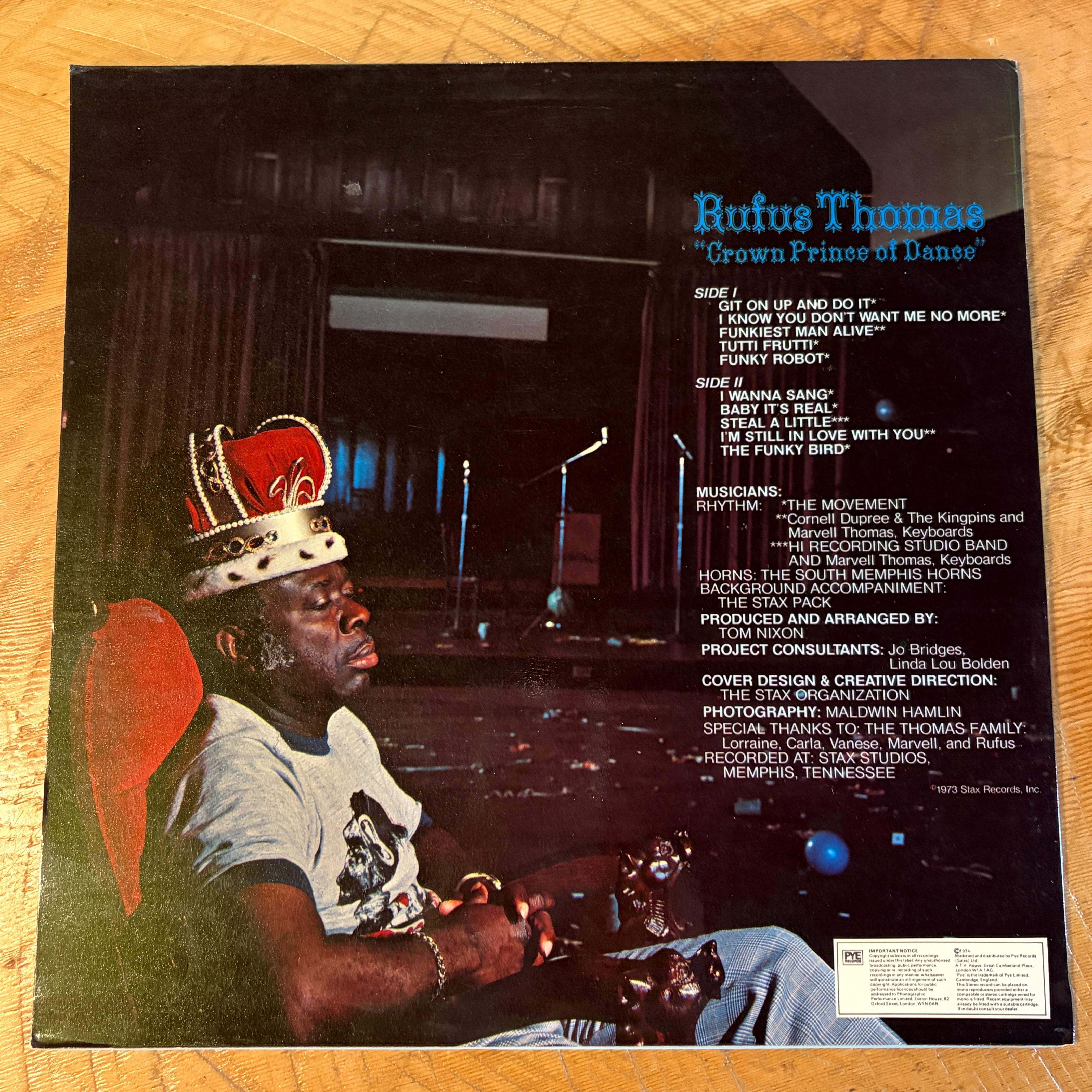 THOMAS, RUFUS - CROWN PRINCE OF DANCE